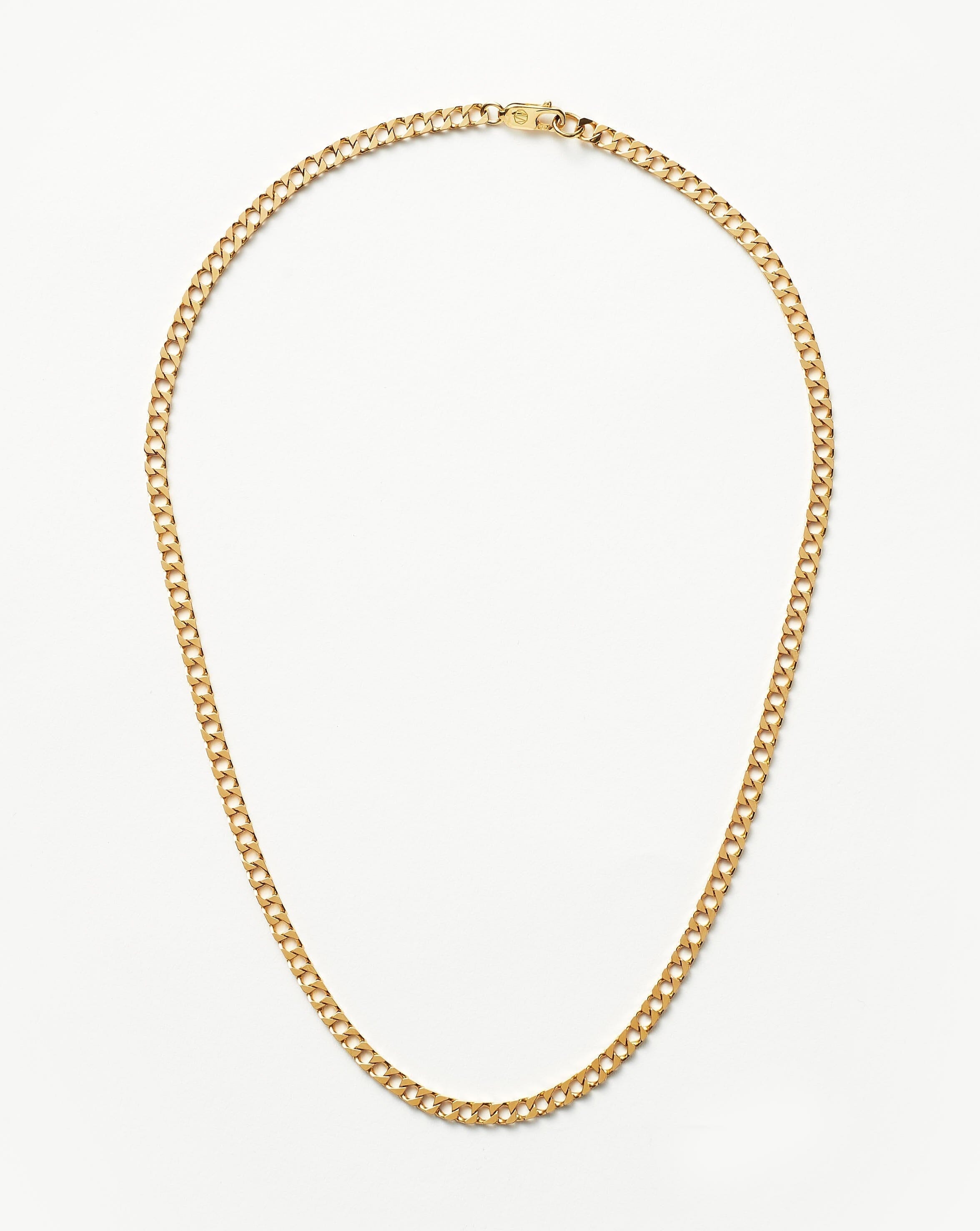Missoma Chunky Curb Chain 18kt Gold Plated Necklace