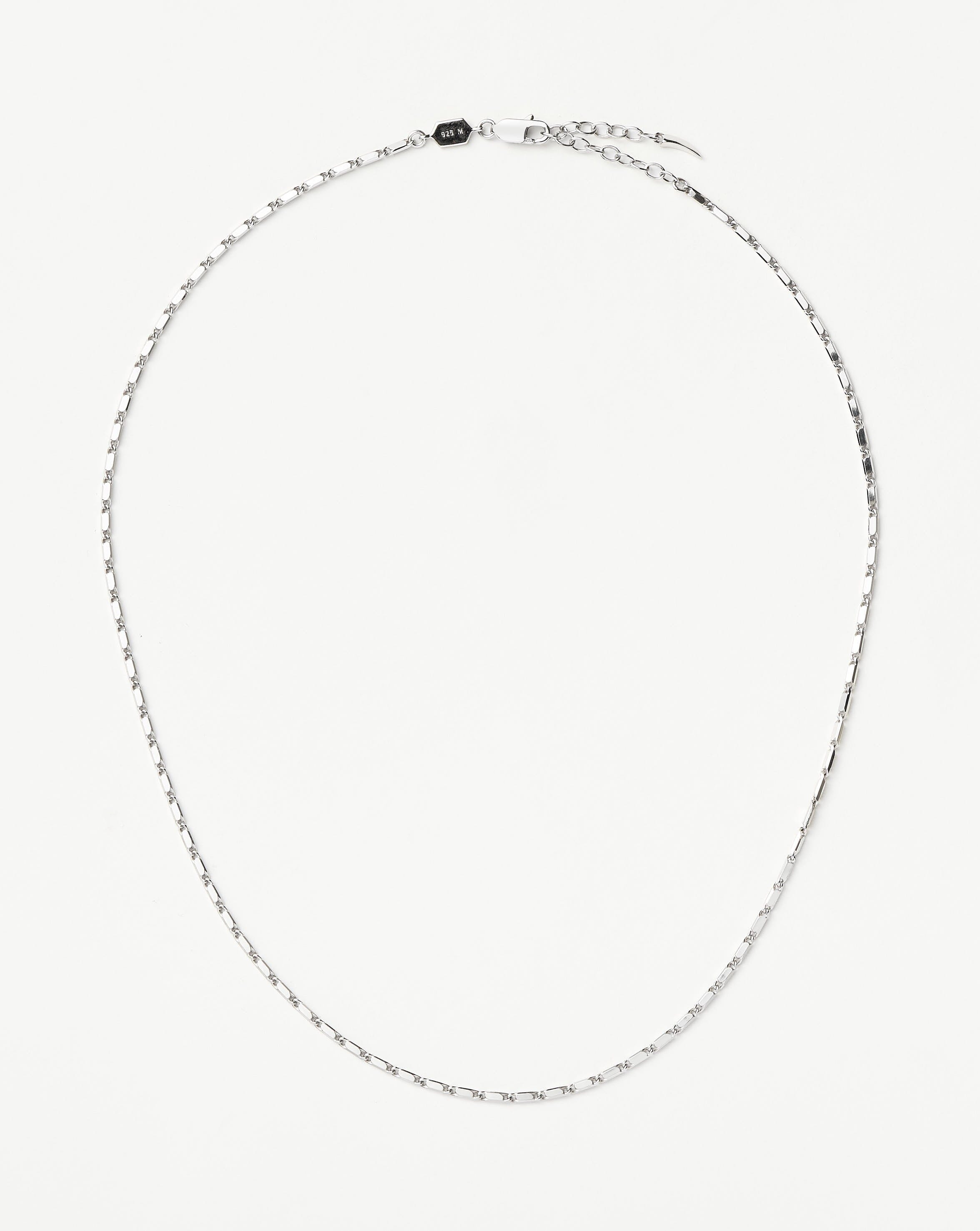 Missoma Lucy Williams Horizon Link Chain Necklace | Sterling Silver