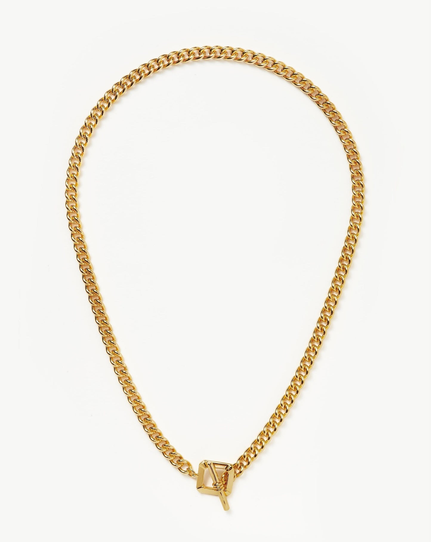 Lucy Williams T-Bar Chain Necklace | 18ct Gold Plated Necklaces Missoma