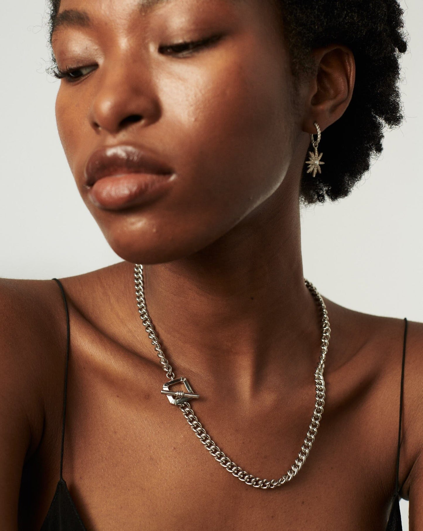 Lucy Williams T-Bar Chain Necklace | Silver Plated Necklaces Missoma