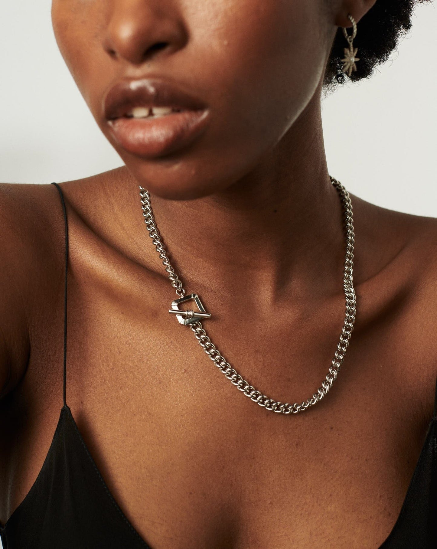 Lucy Williams T-Bar Chain Necklace | Silver Plated Necklaces Missoma