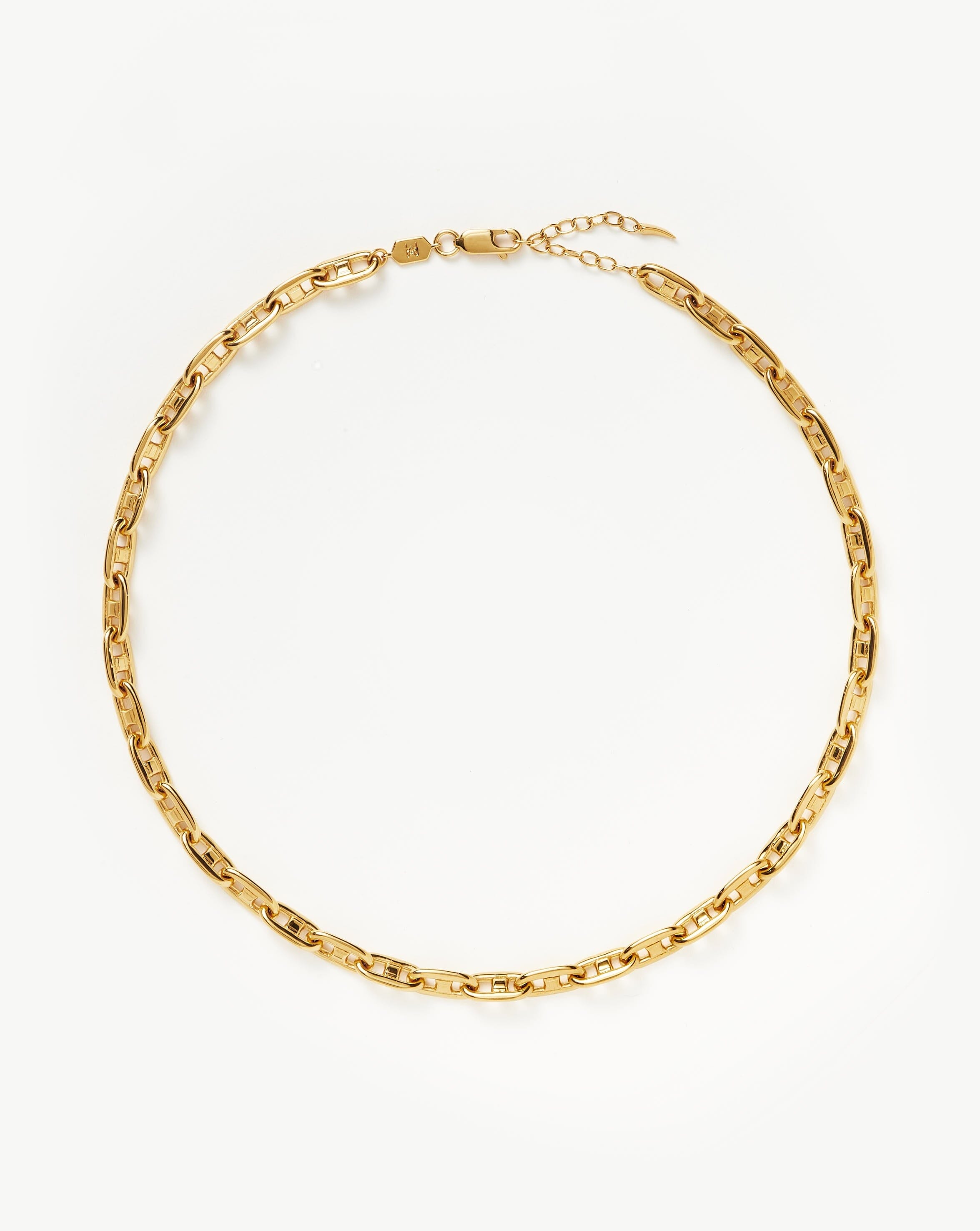 Mariner Long Chain Necklace, 18ct Gold Plated Necklaces