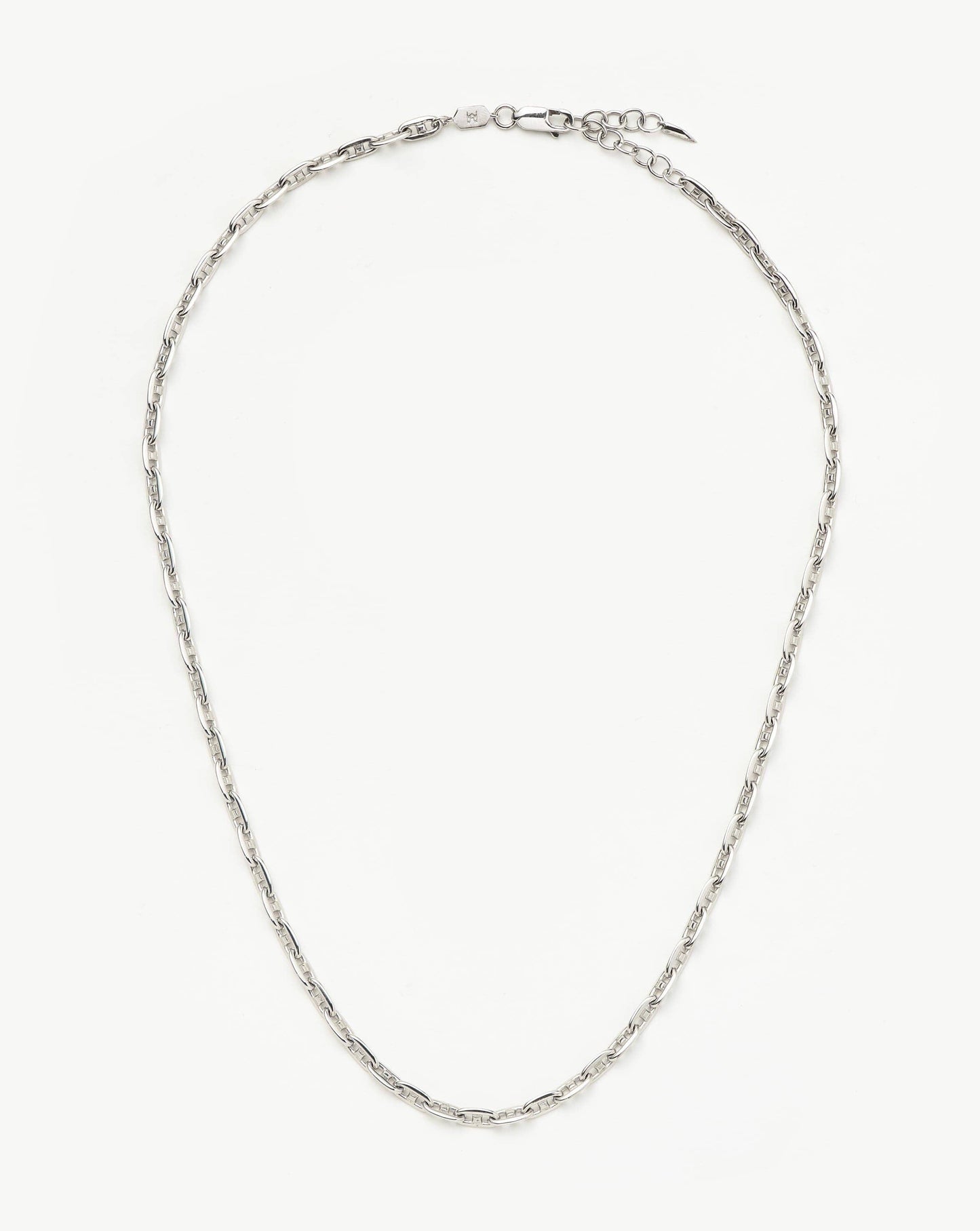 Mariner Long Chain Necklace | Silver Plated Necklaces Missoma