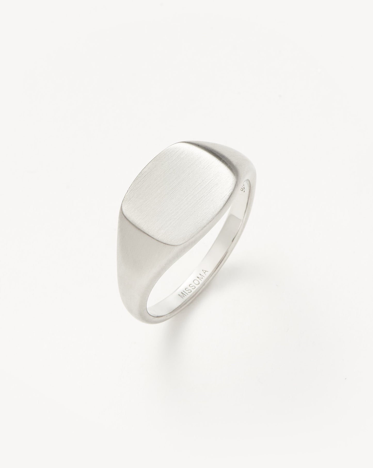 Mens Engravable Signet Ring | Sterling Silver Rings Missoma