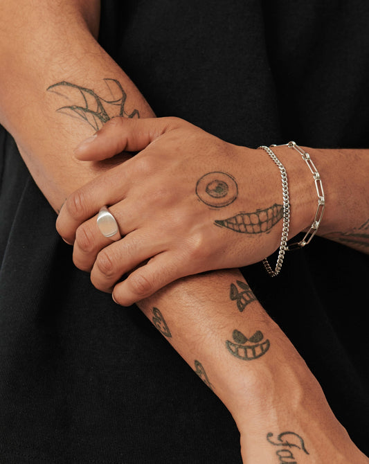 Mens Engravable Signet Ring | Sterling Silver Rings Missoma