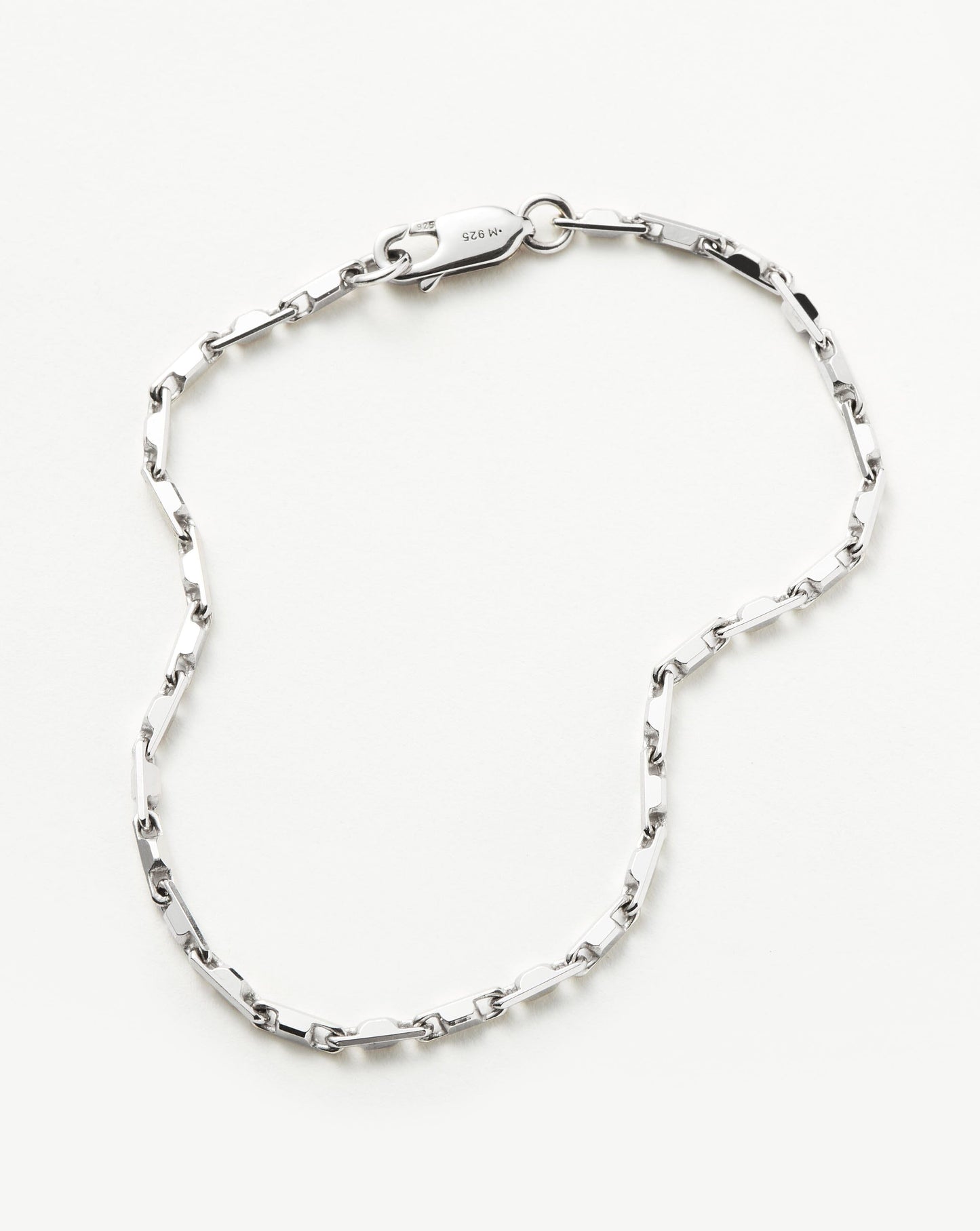 Mens Interlocking Link Chain Bracelet | Sterling Silver Bracelets Missoma
