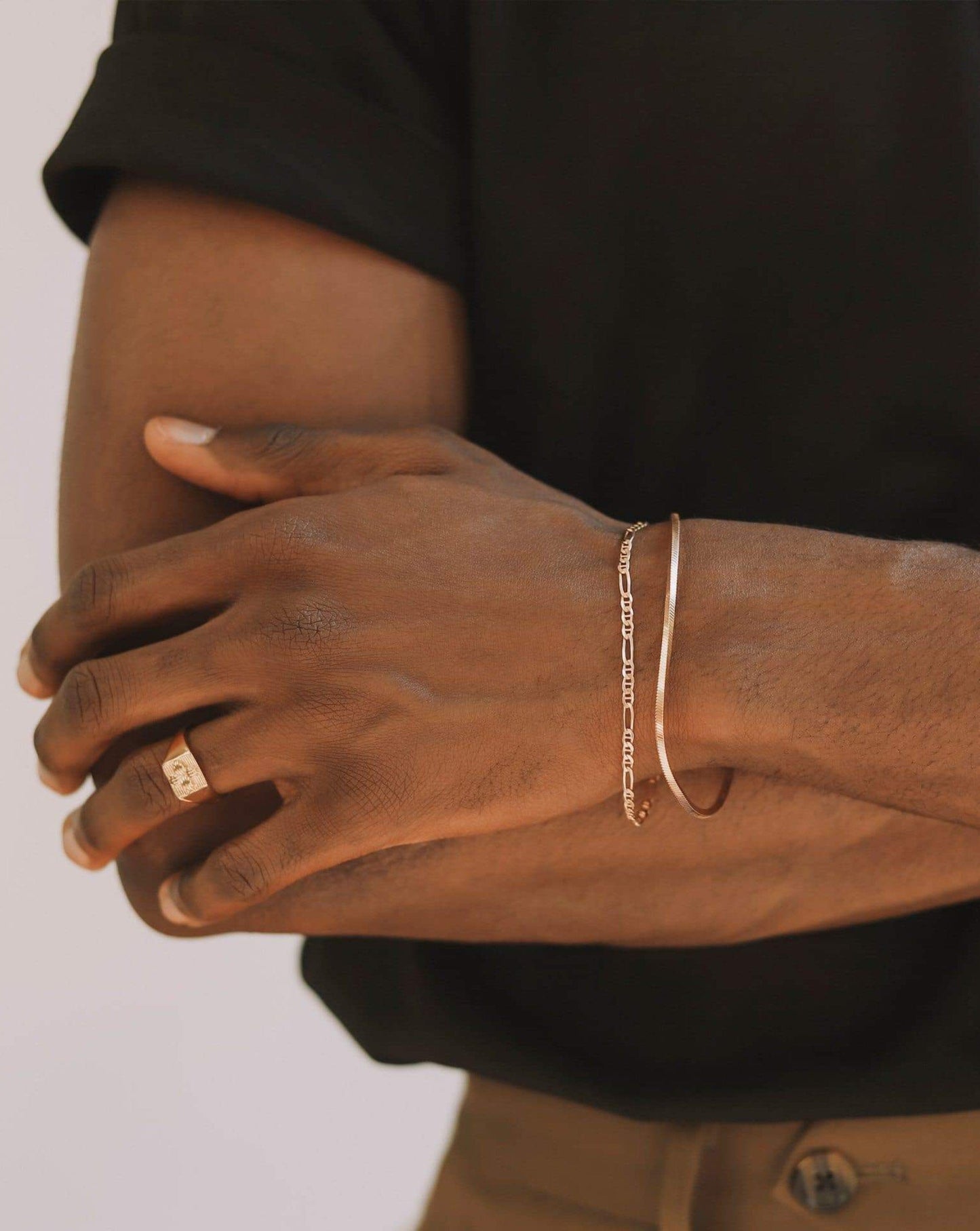 Men's Square Snake Chain Bracelet Bracelets Missoma