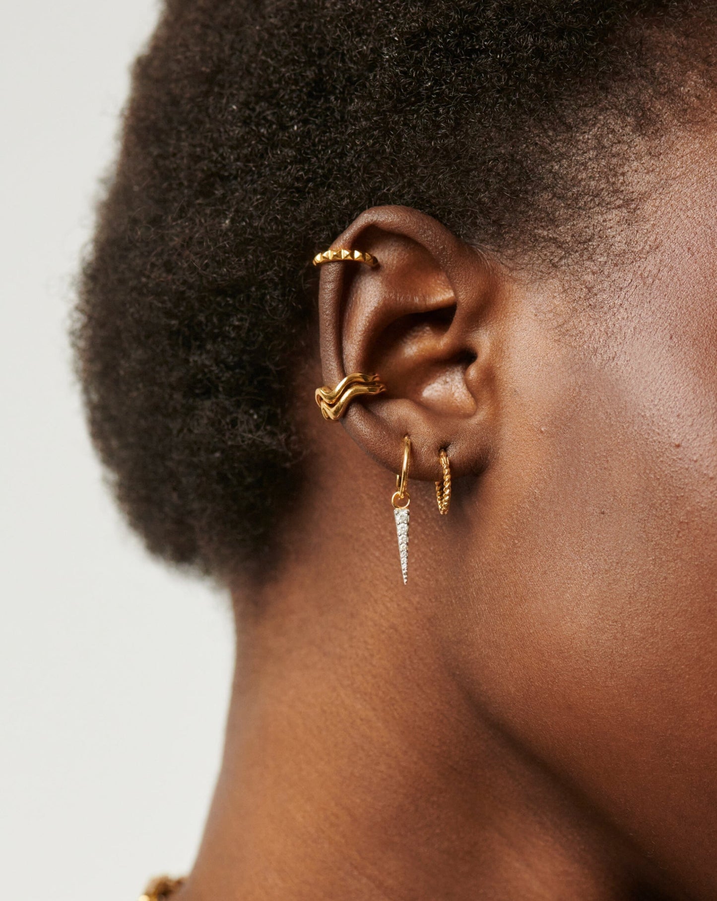 Mini Helical Hoop Earrings Earrings Missoma