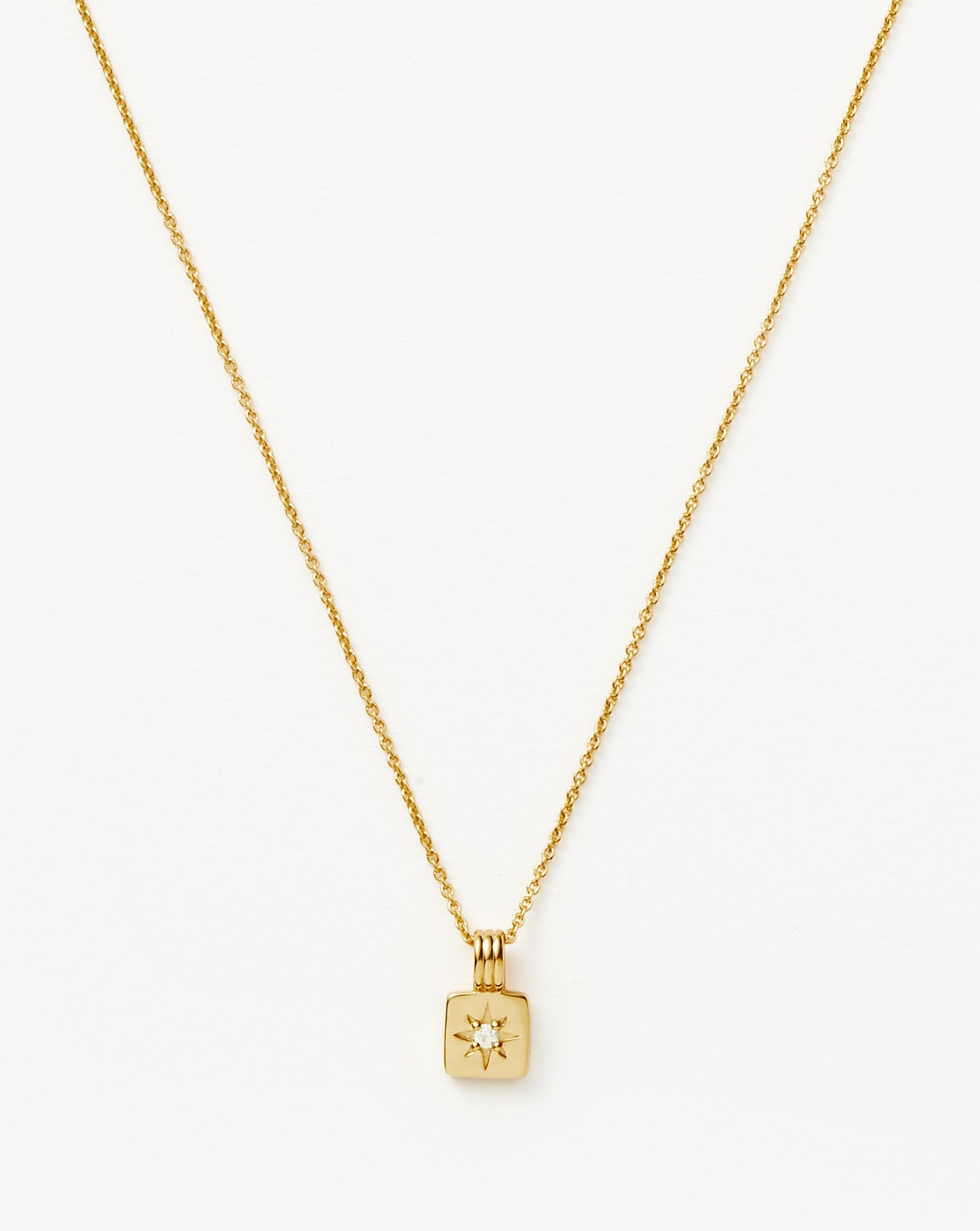 Mini Star Ridge Pendant Necklace | 18ct Gold Plated Vermeil Necklaces Missoma