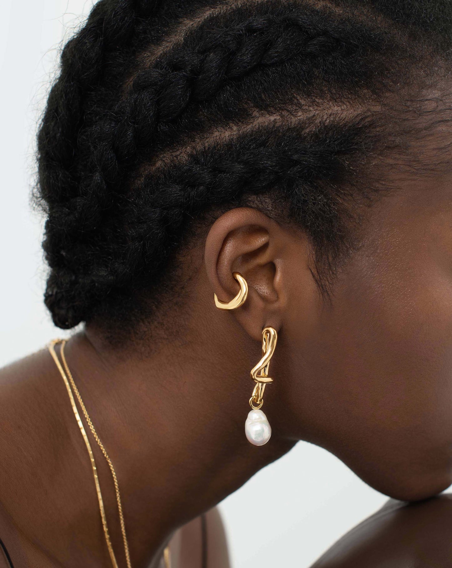 Molten Ear Cuff Earrings Missoma