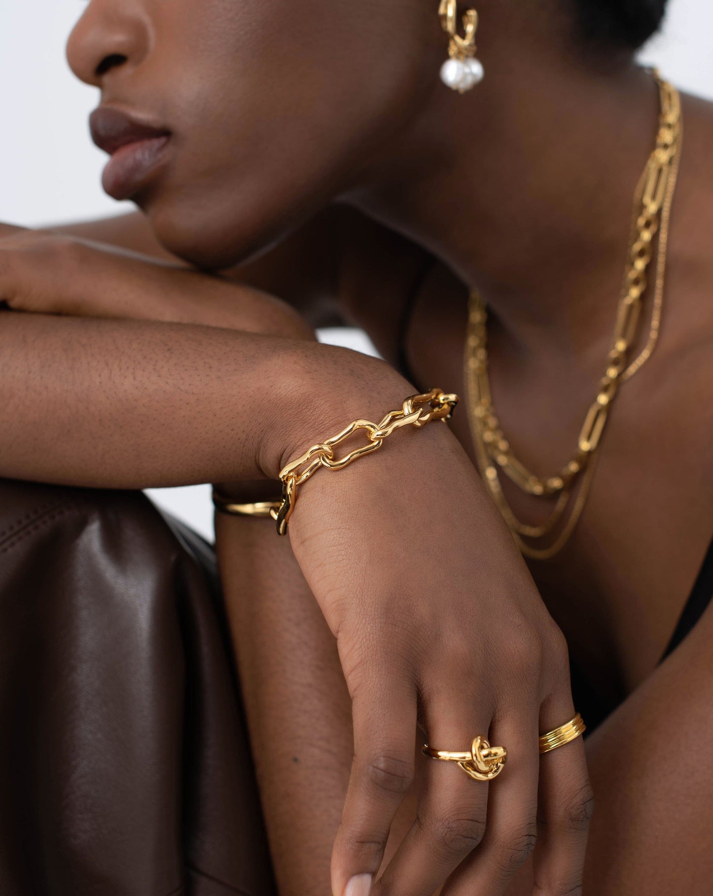 Molten Twisted Infinity Chain Bracelet Bracelets Missoma