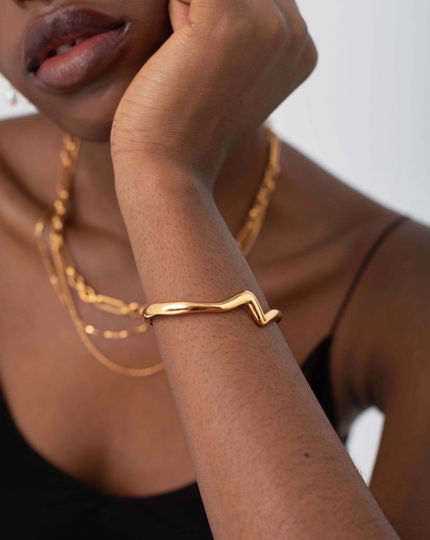 Molten Wave Cuff Bracelet Bracelets Missoma