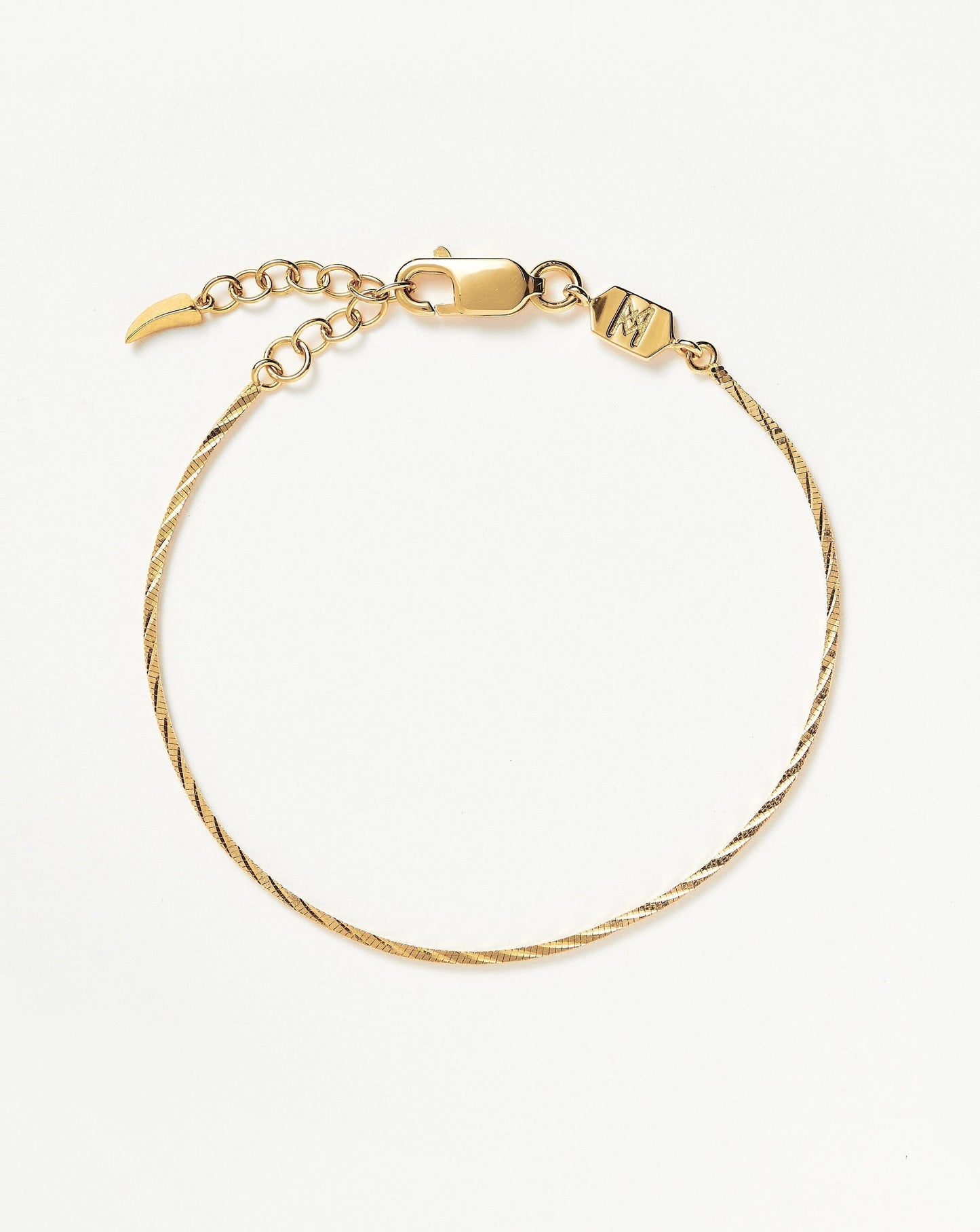 Savi Asymmetric Square Snake Chain Bracelet Bracelets Missoma