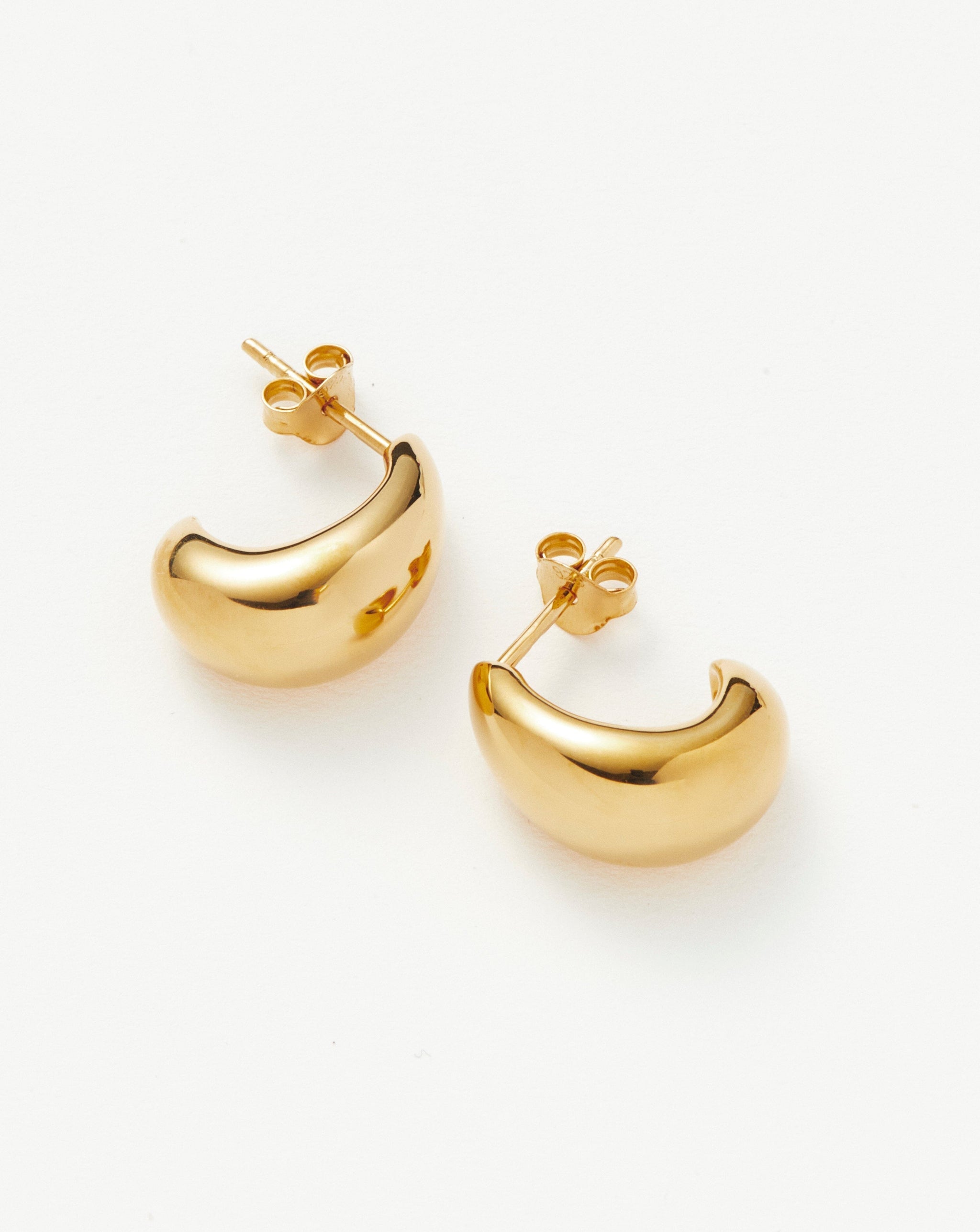Savi Mini Dome Huggies Earrings Missoma