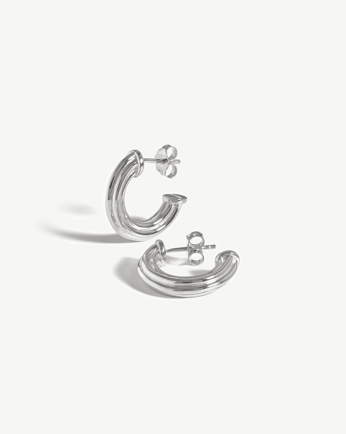 Small Ridge Hoop Earrings Earrings Missoma