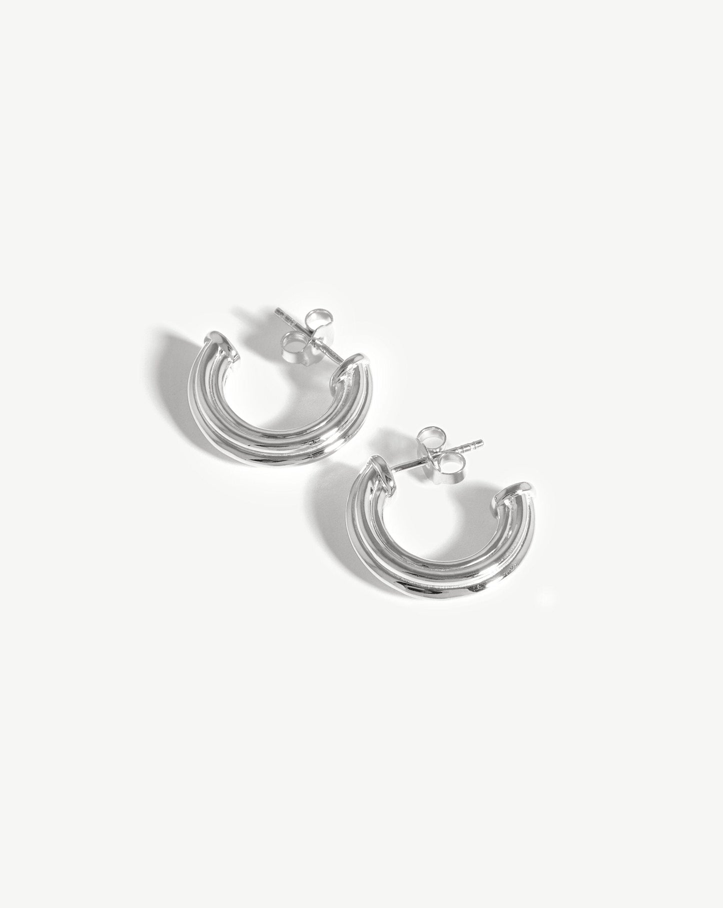 Small Ridge Hoop Earrings Earrings Missoma