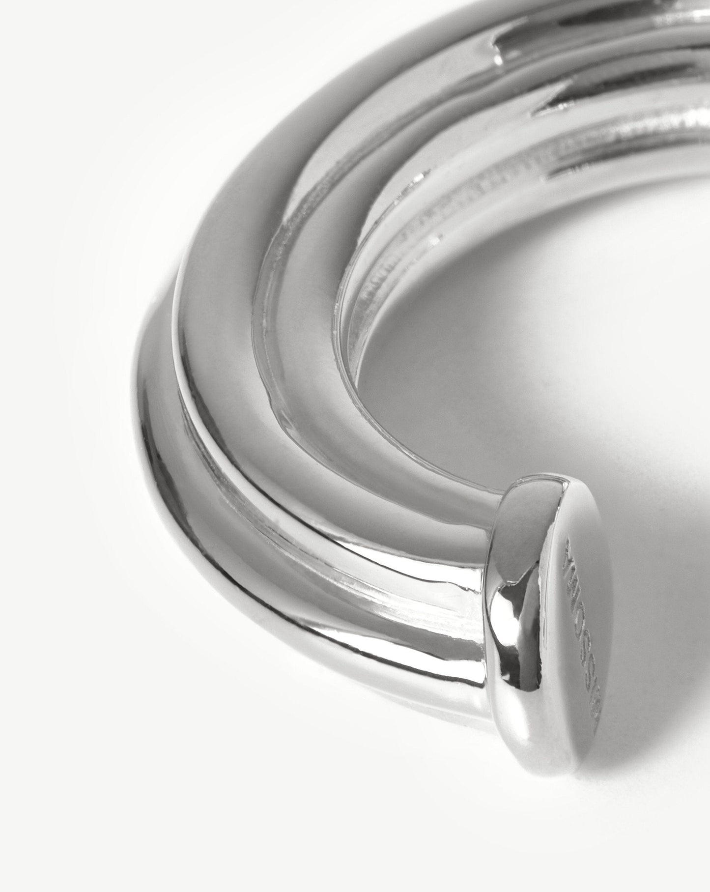 Small Ridge Hoop Earrings Earrings Missoma