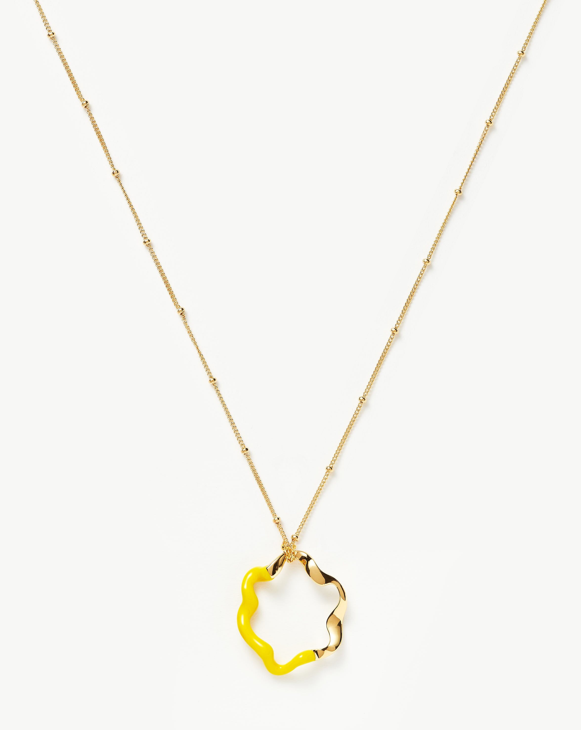 Two toned pendant 18k good real gold