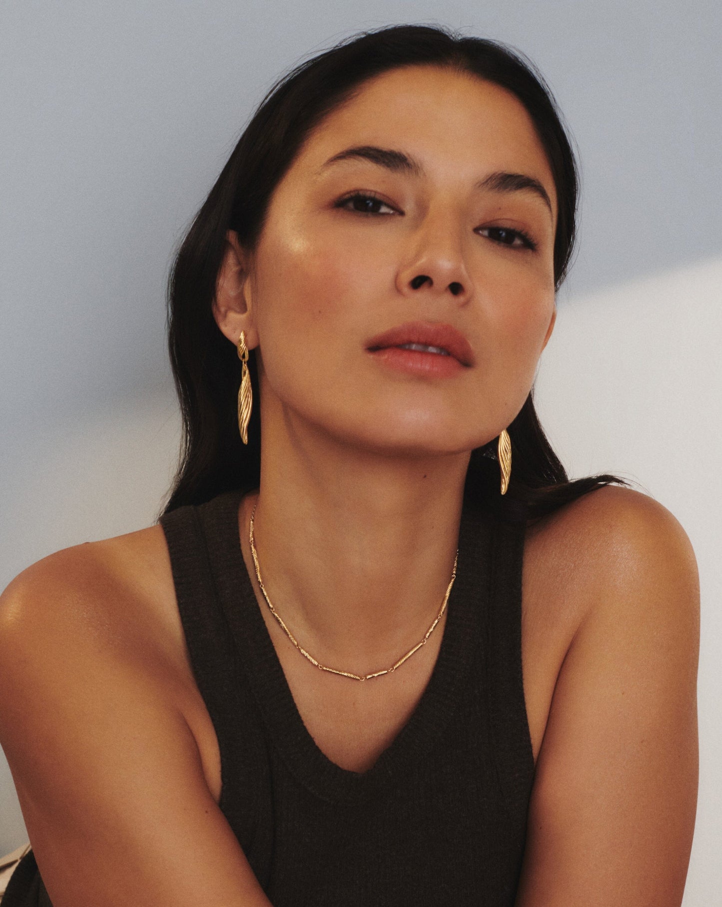 Wavy Ridge Chain Choker Necklaces Missoma