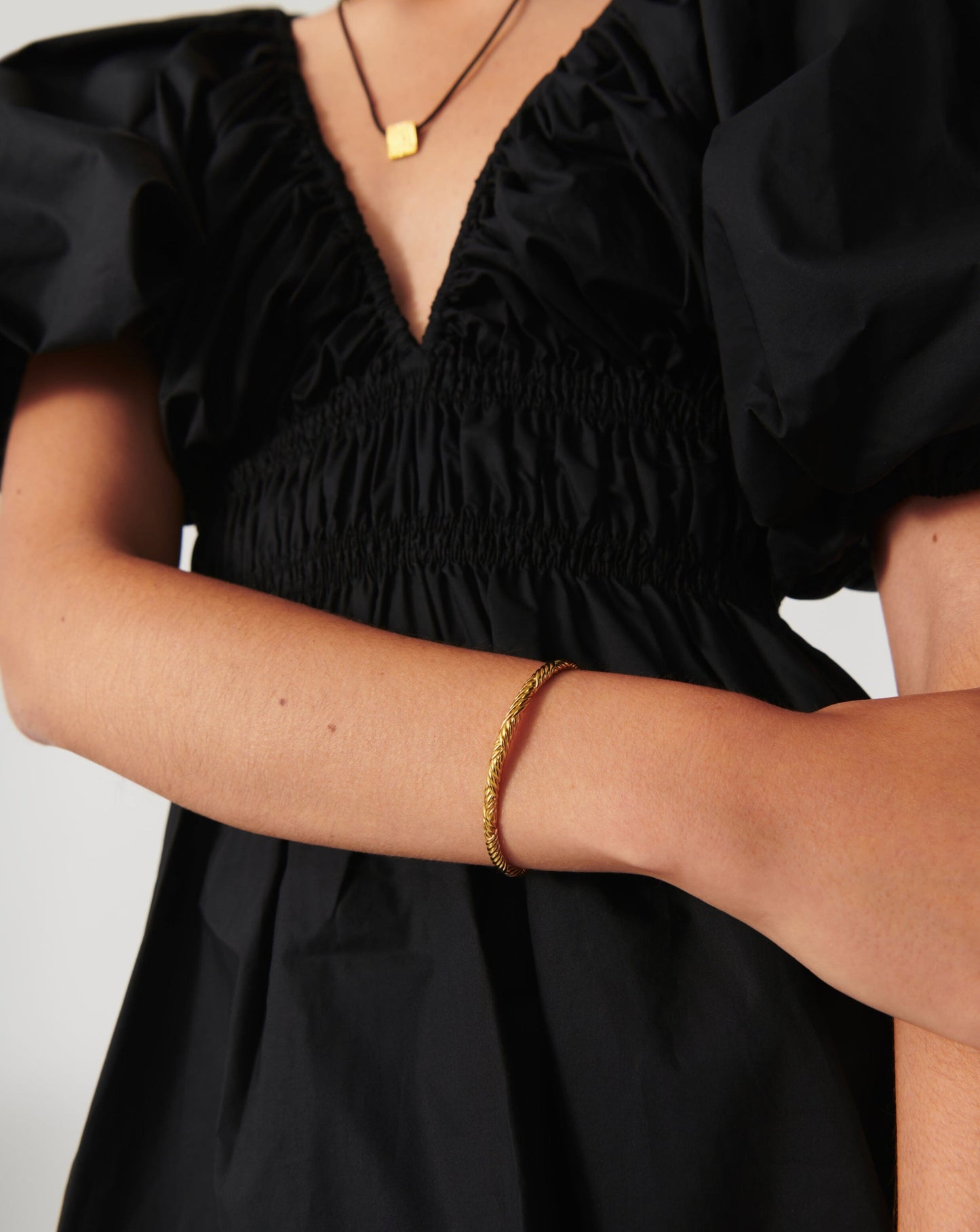 Wavy Ridge Gemelli Cuff Bracelet Bracelets Missoma