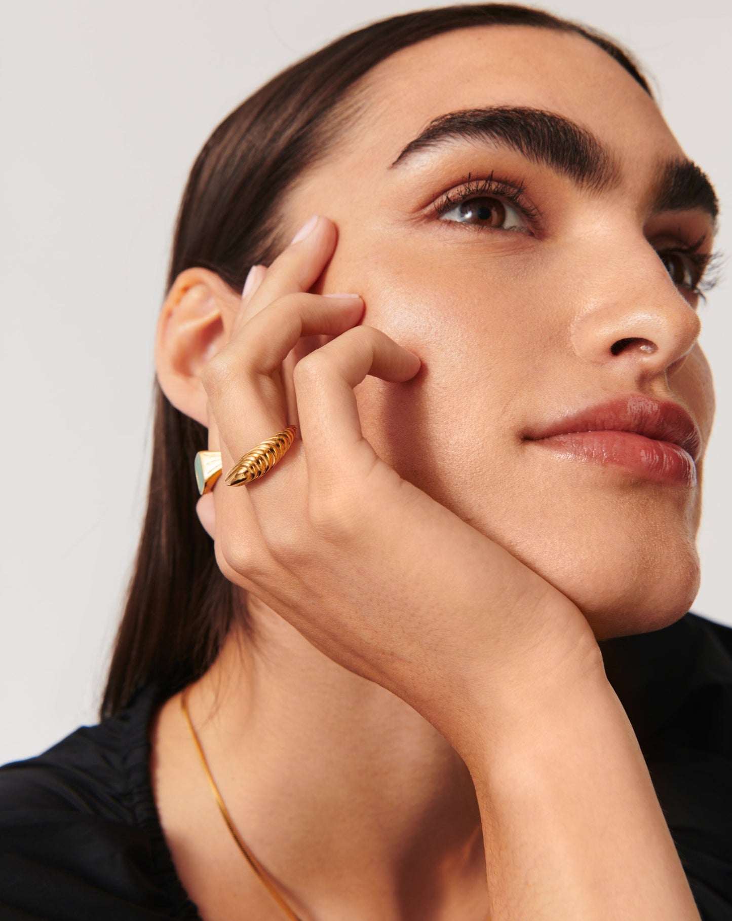 Wavy Ridge Stacking Ring Rings Missoma