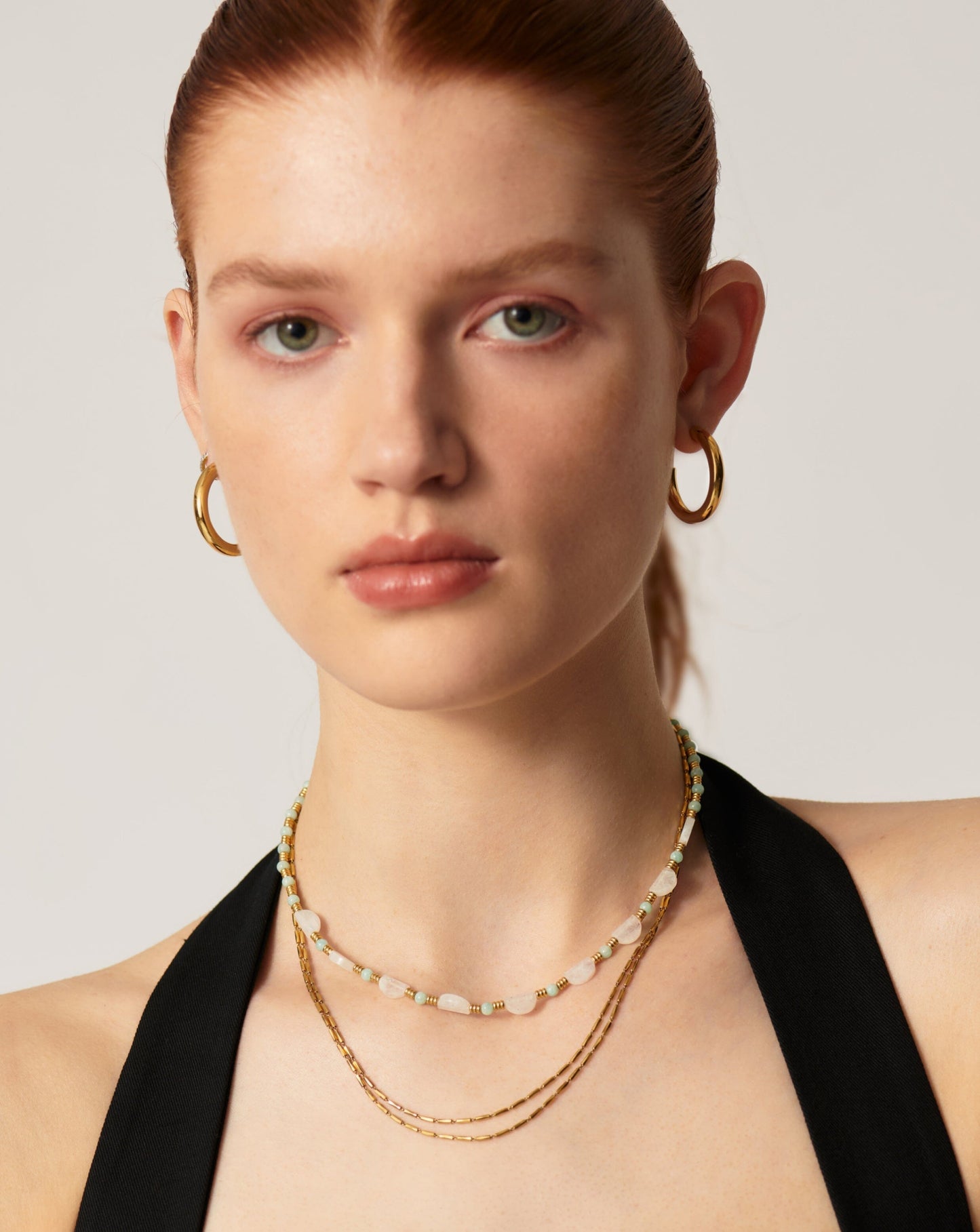 Zenyu Gemstone Beaded Choker Necklaces Missoma