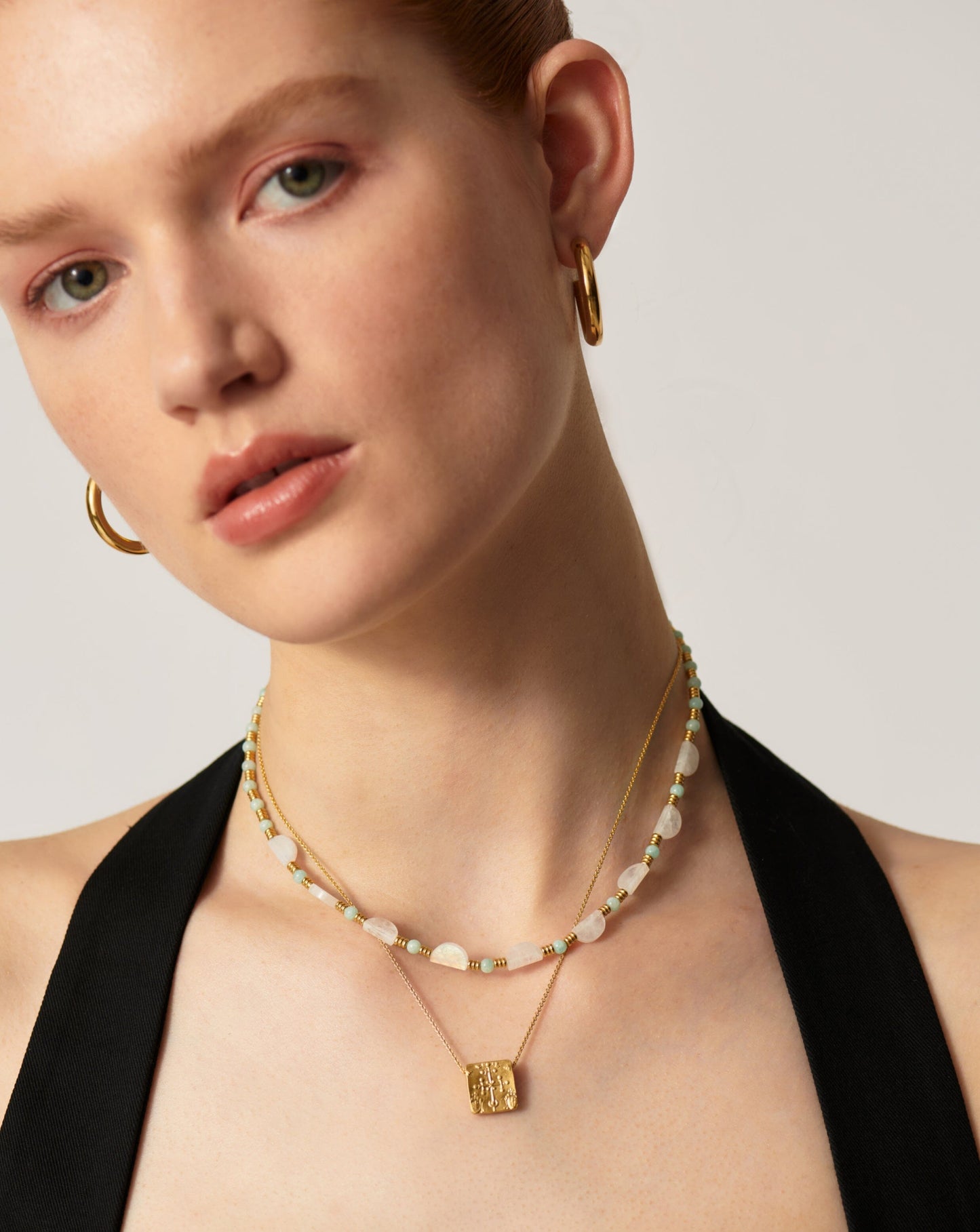 Zenyu Gemstone Beaded Choker Necklaces Missoma