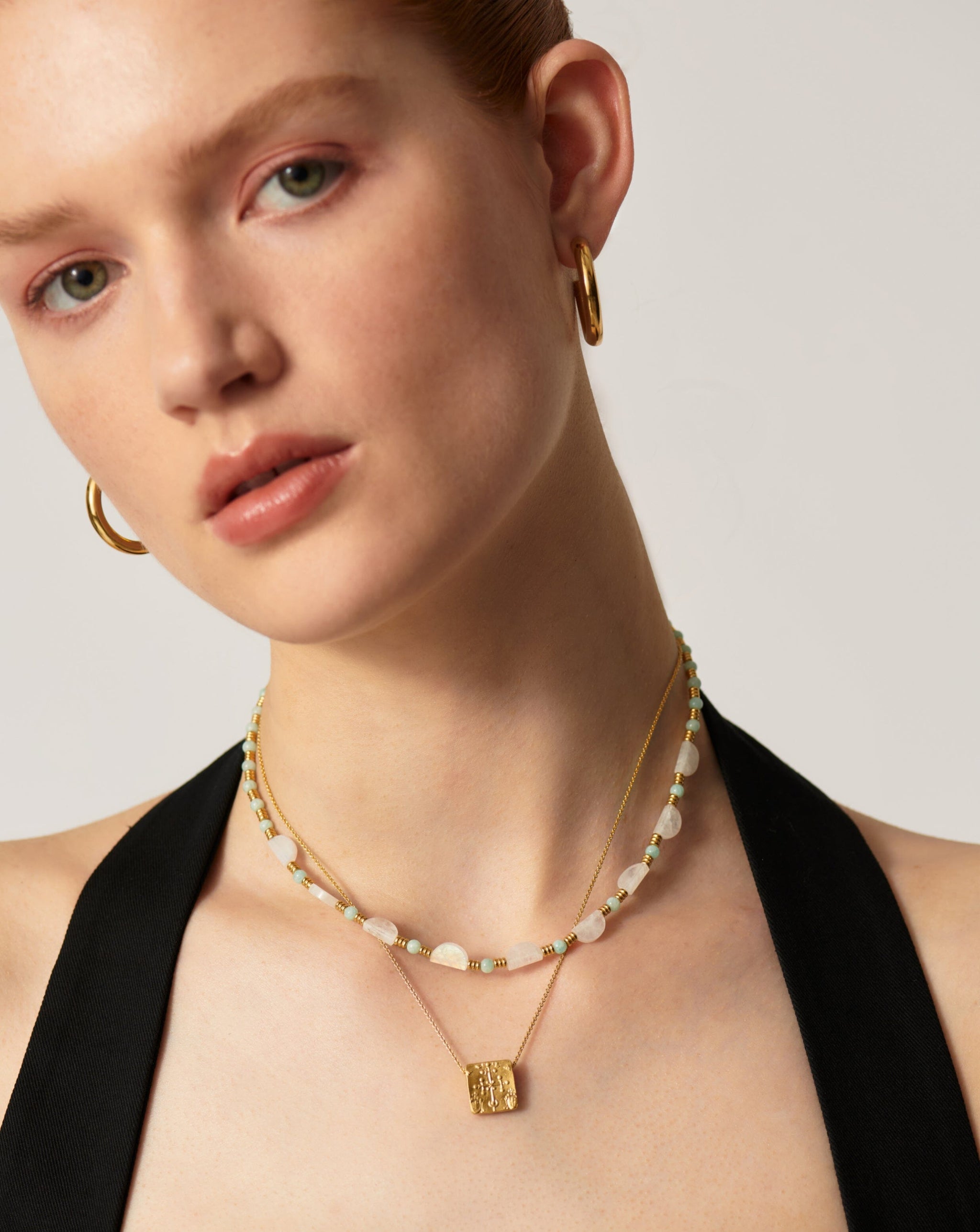 Zenyu Gemstone Beaded Choker Necklaces Missoma