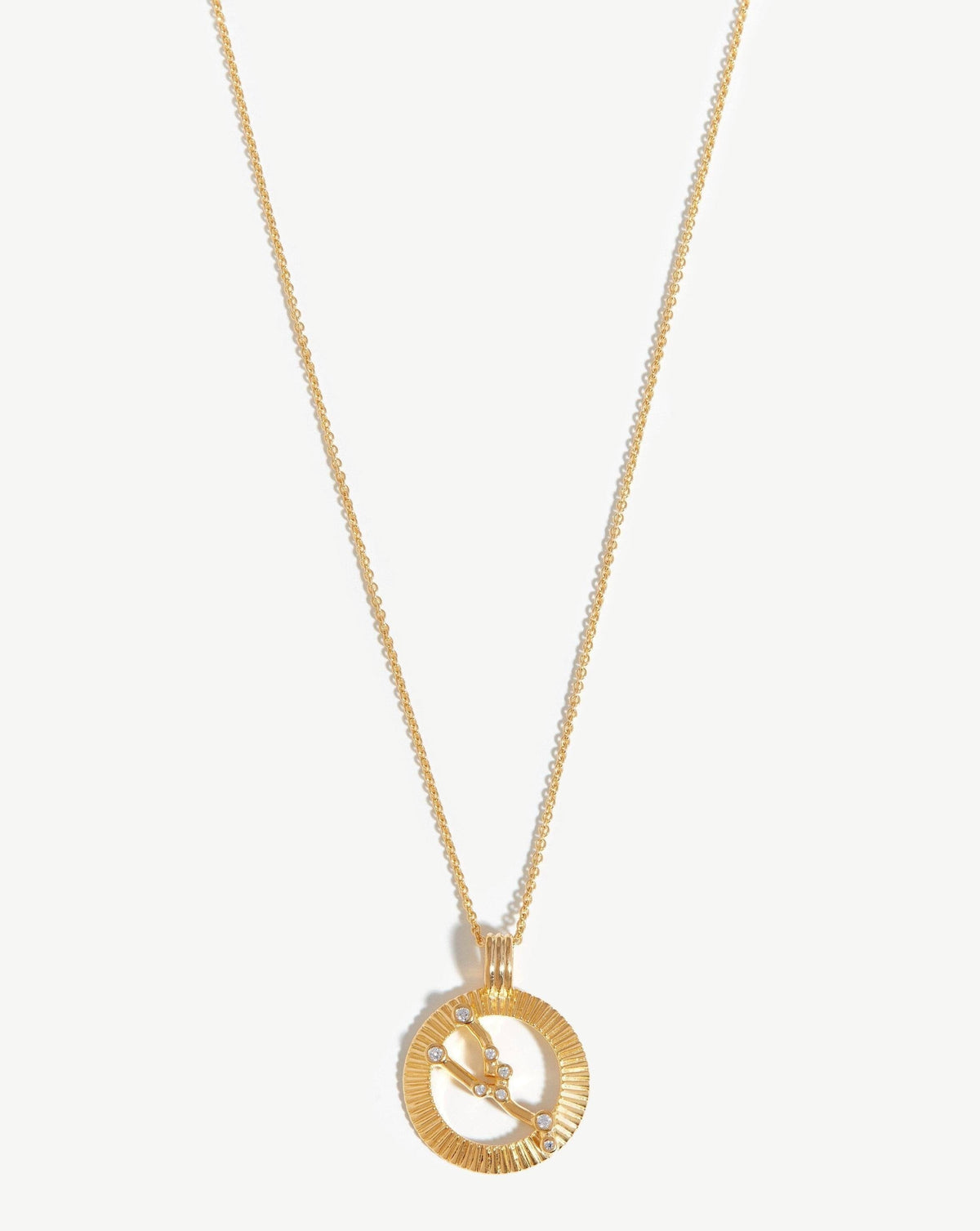 Zodiac Constellation Pendant Necklace - Taurus | 18ct Gold Plated Vermeil/Taurus Necklaces Missoma