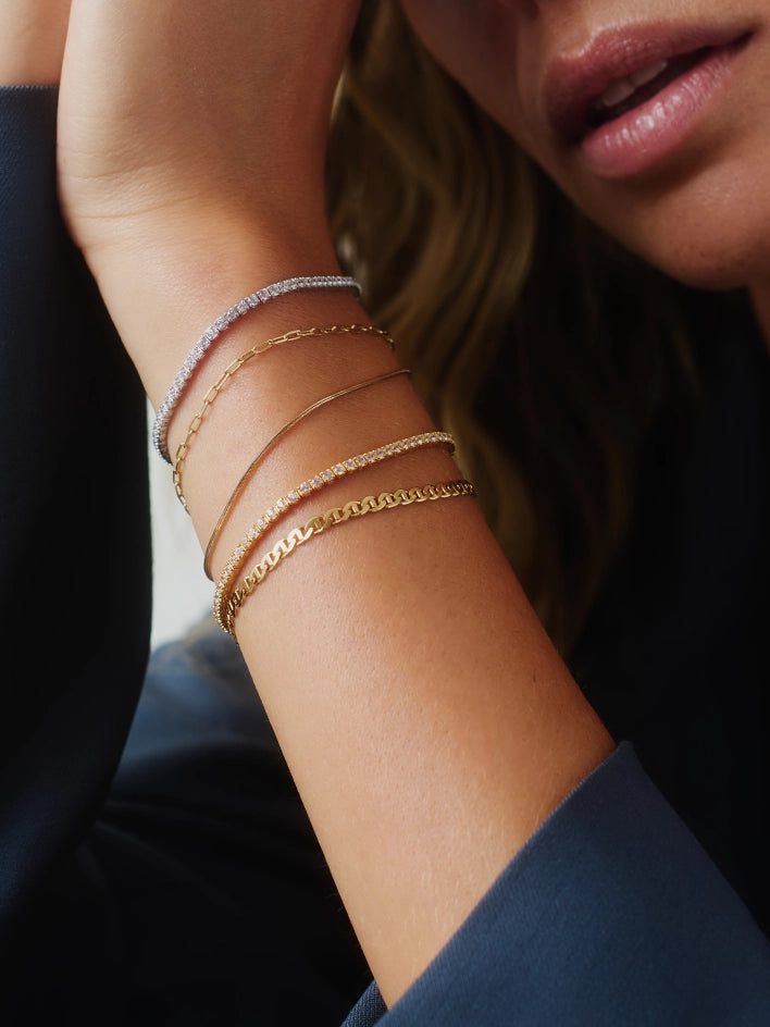 solid gold bracelets