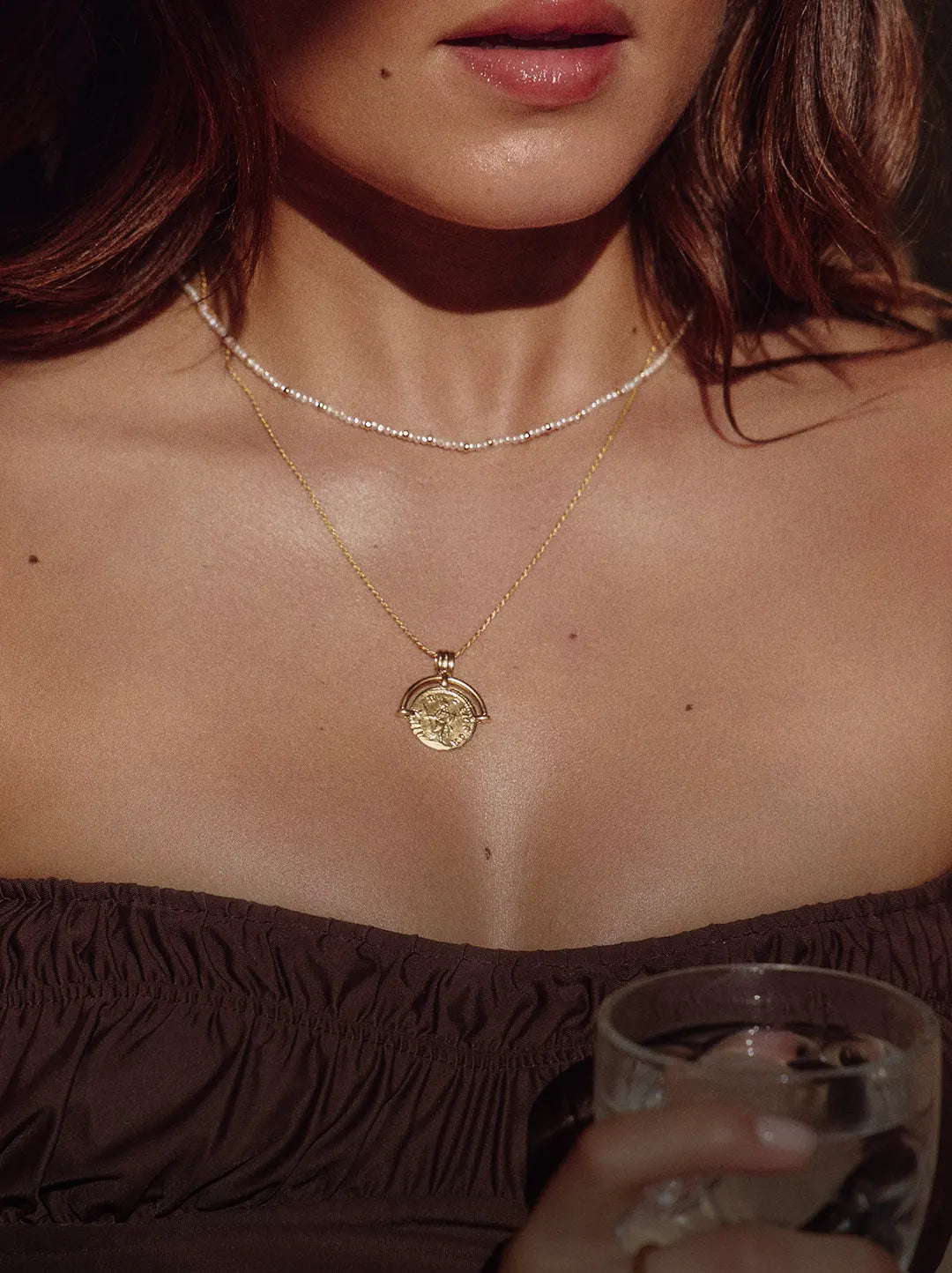 Lucy Williams Roman Arc Pendant Necklace