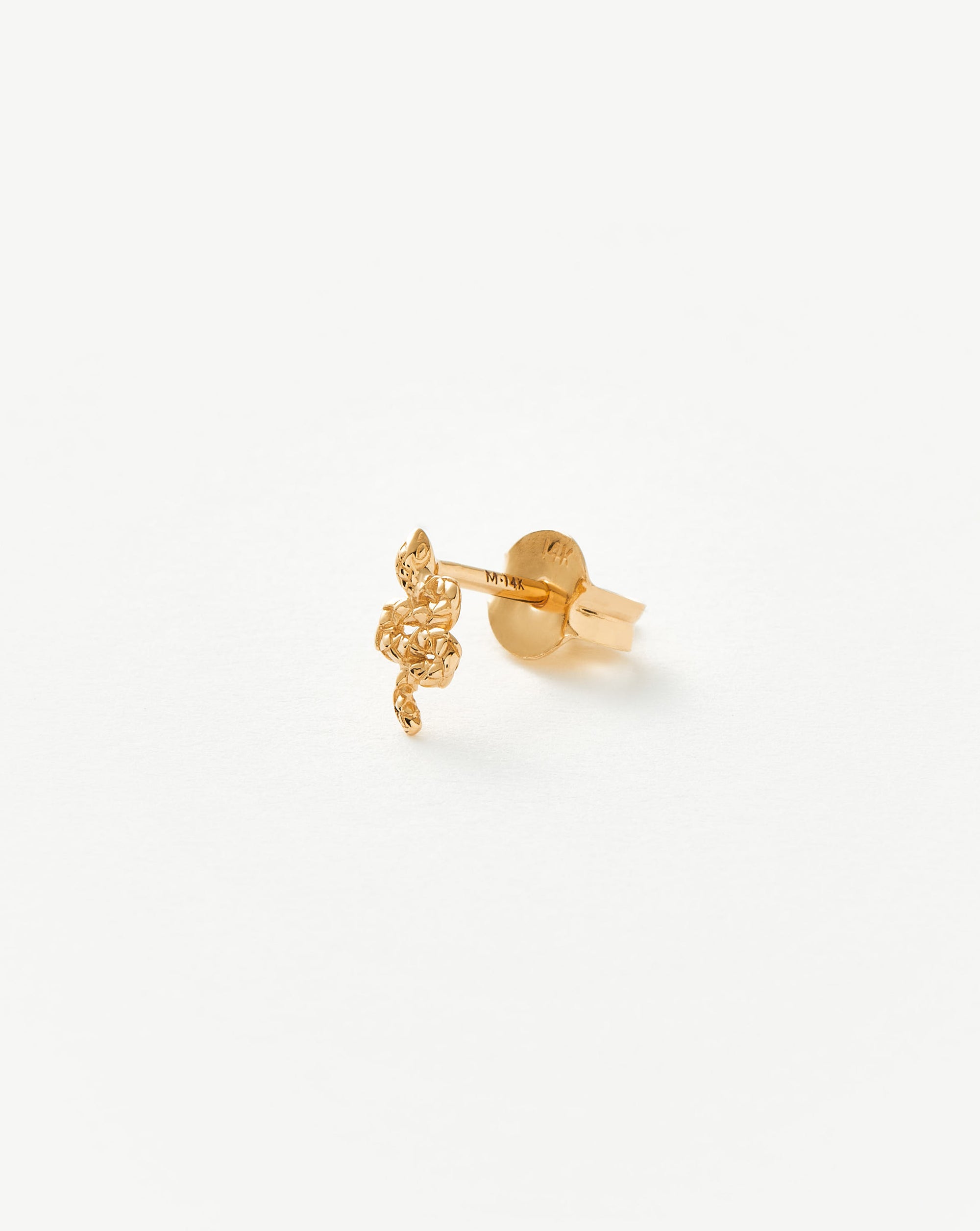 snake stud earring