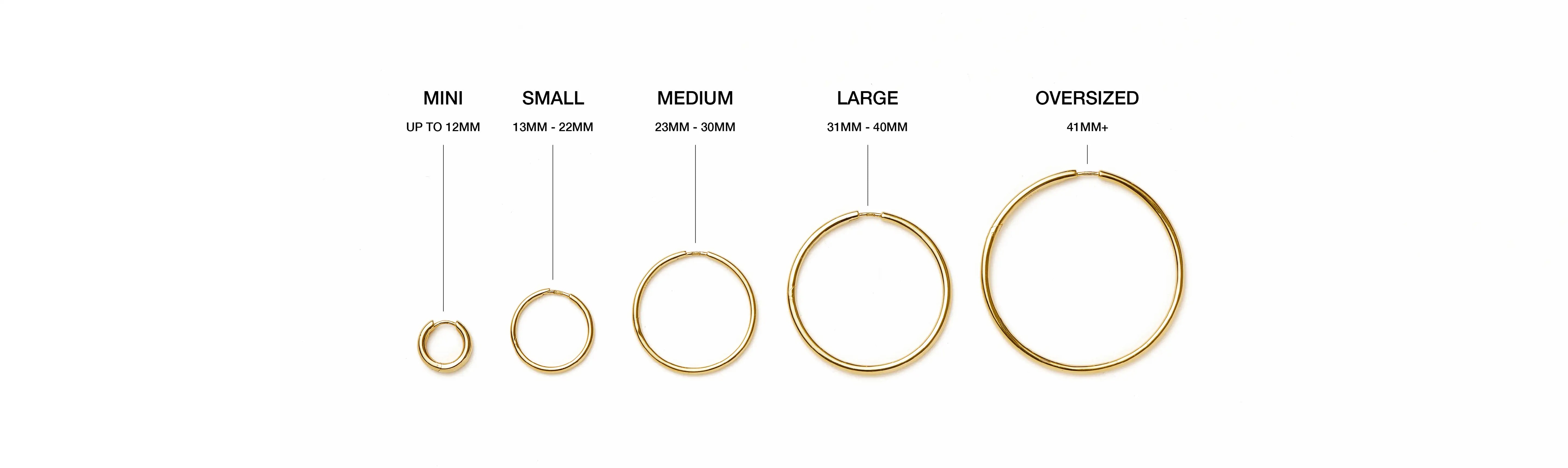 Hoop Earring Size Guide | Find your Hoop Size | Missoma