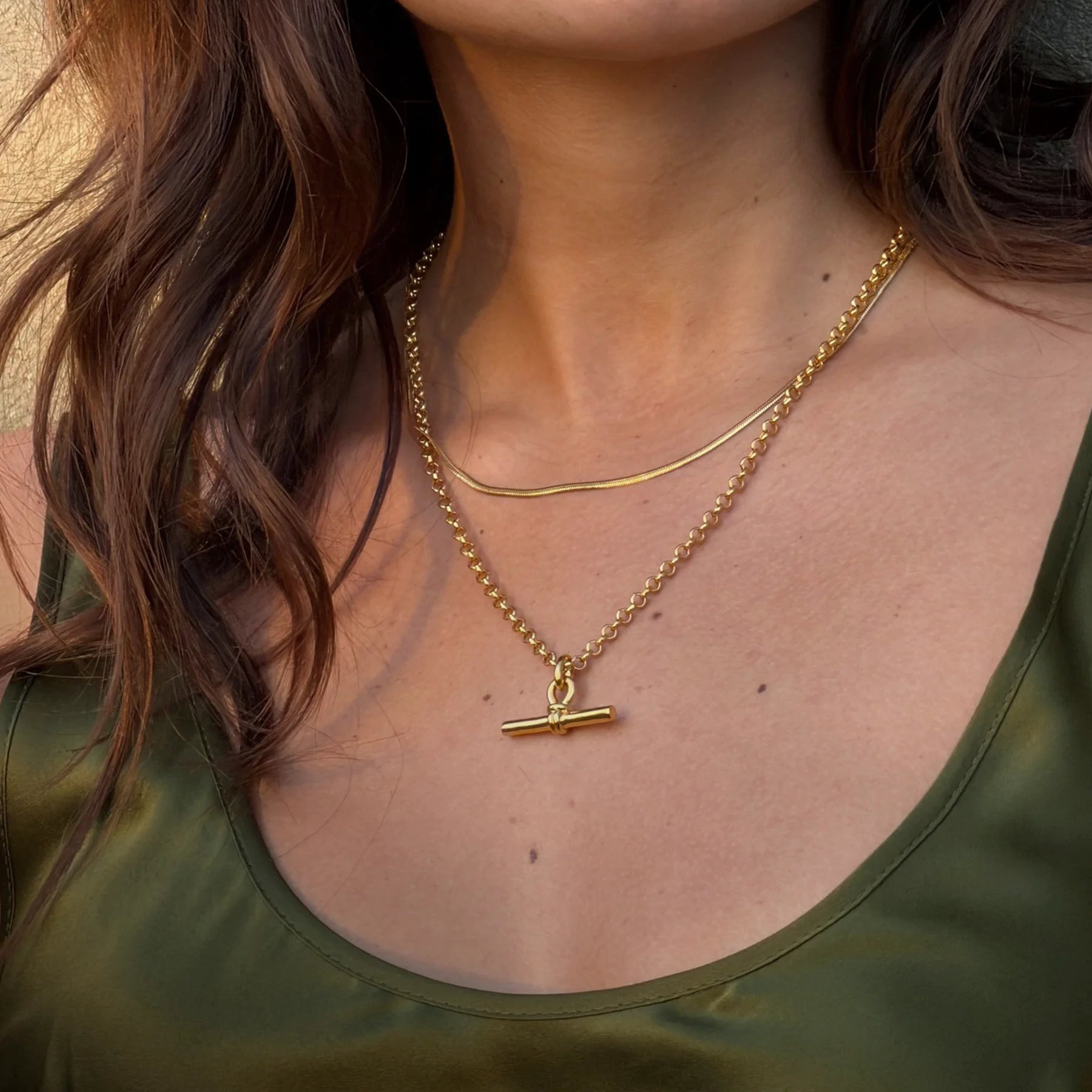 T-bar necklaces