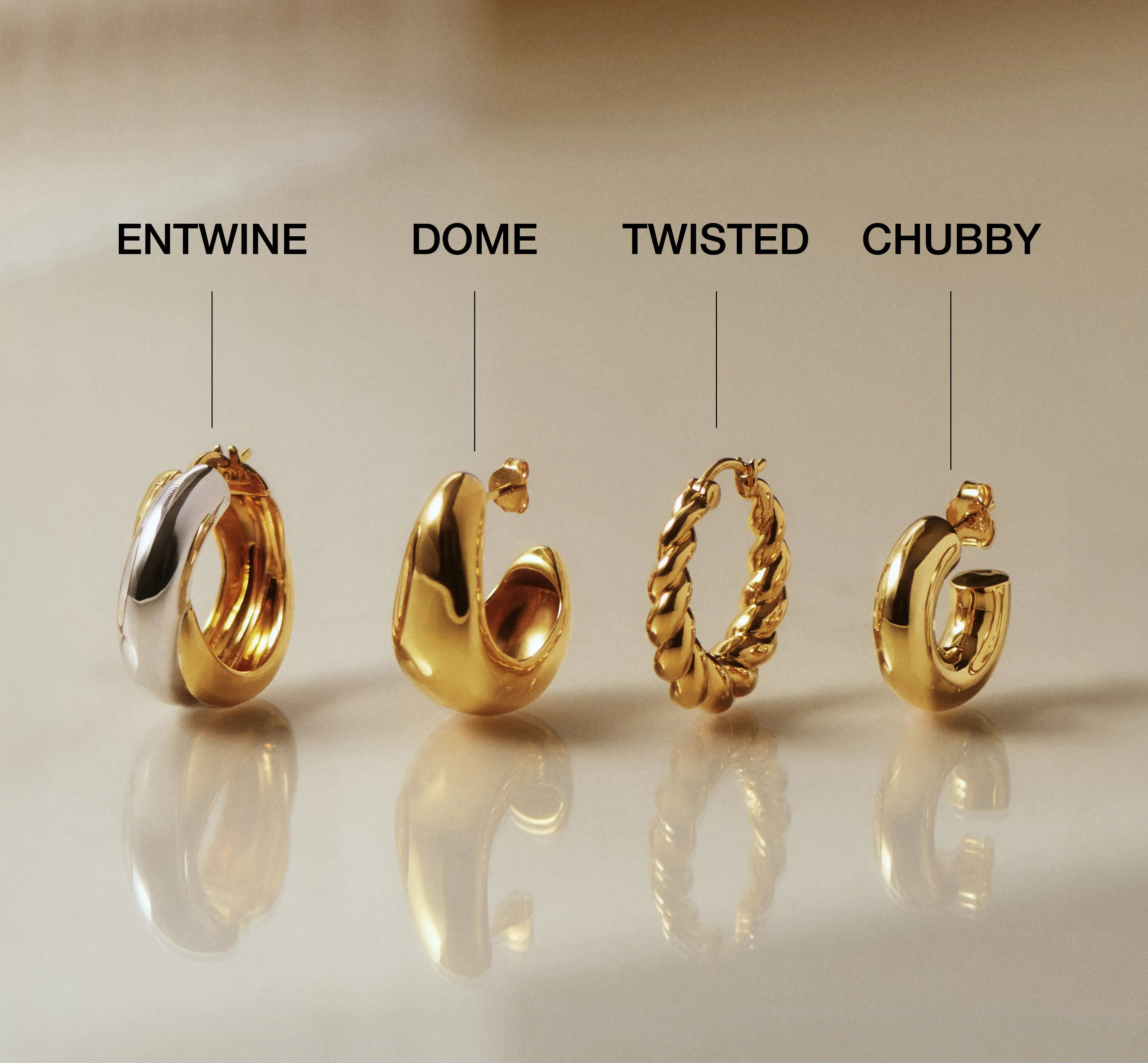 Hoop Earring Size Guide Find your Hoop Size Missoma