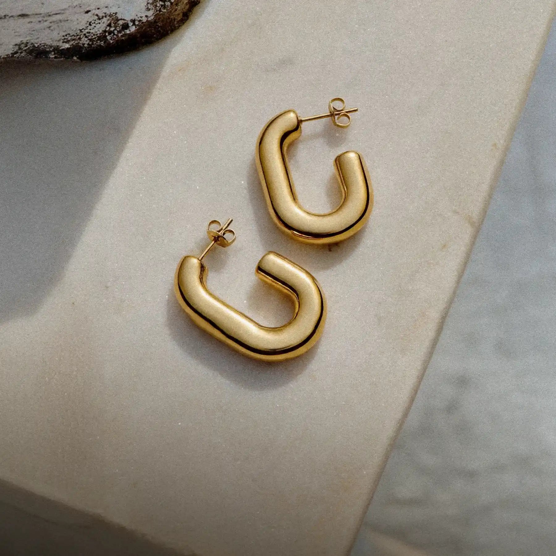 Gold Hoop Earrings