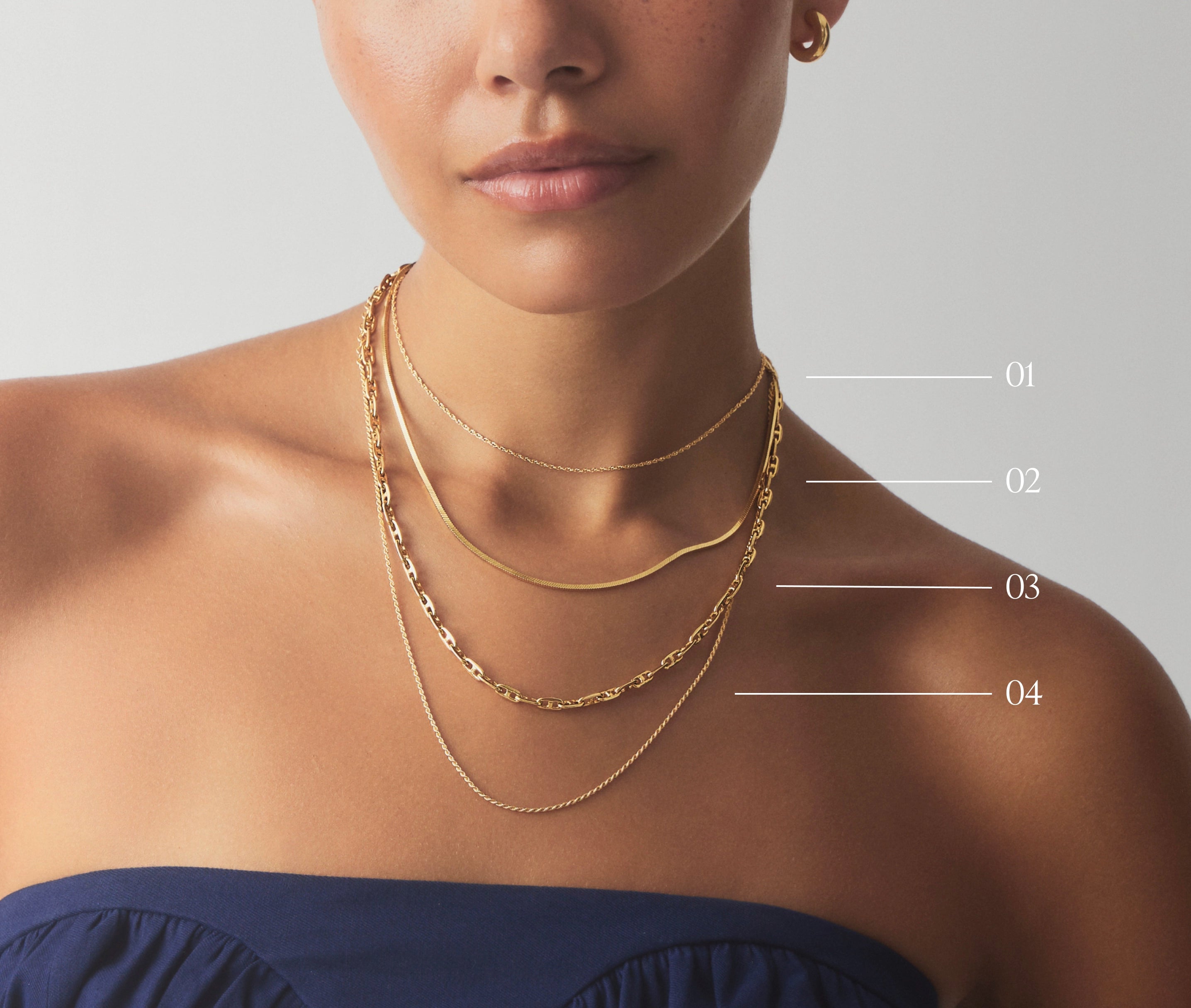 Lucy Williams Roman Arc & Snake Necklace Set | Missoma US