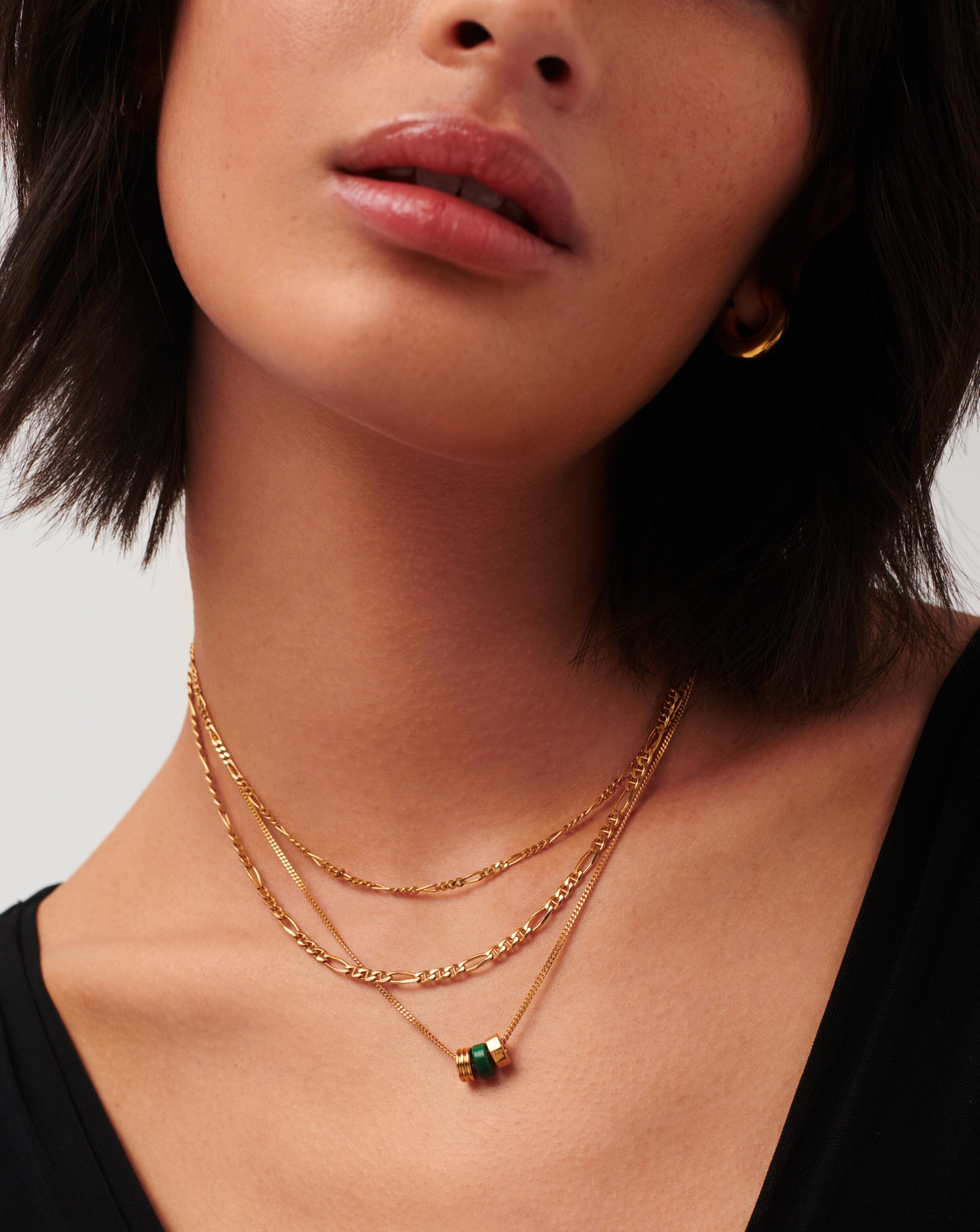 Abacus Beaded Floating Charm Necklace | 18ct Recycled Gold Vermeil on Recycled Sterling Silver Necklaces Missoma 