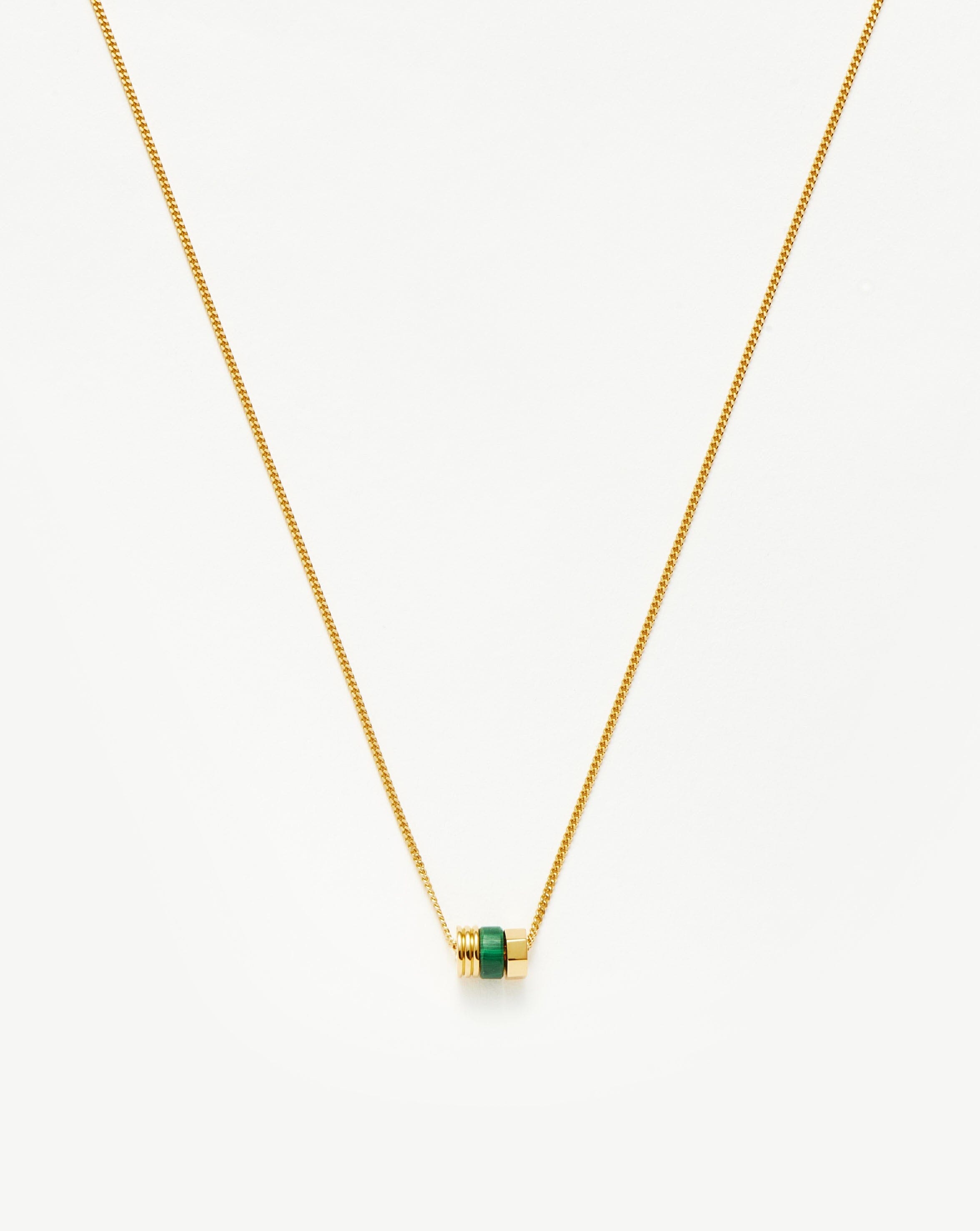 Abacus Beaded Floating Charm Necklace | 18ct Recycled Gold Vermeil on Recycled Sterling Silver Necklaces Missoma 