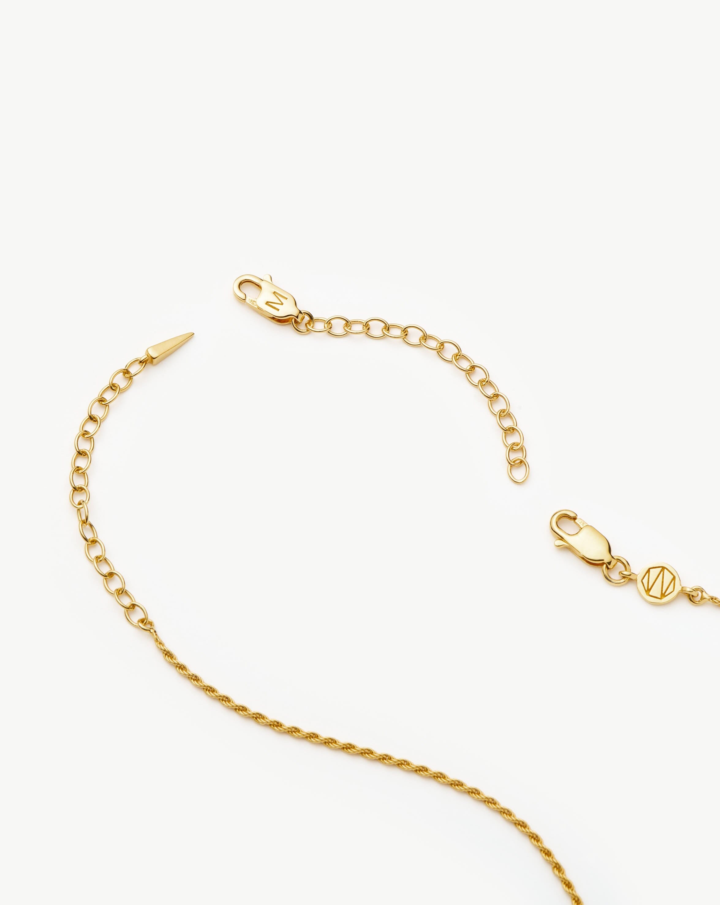 Adjustable Chain Necklace Extender | 18k Recycled Gold Vermeil Extender Missoma 