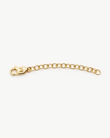 Adjustable Chain Necklace Extender | 18k Recycled Gold Vermeil