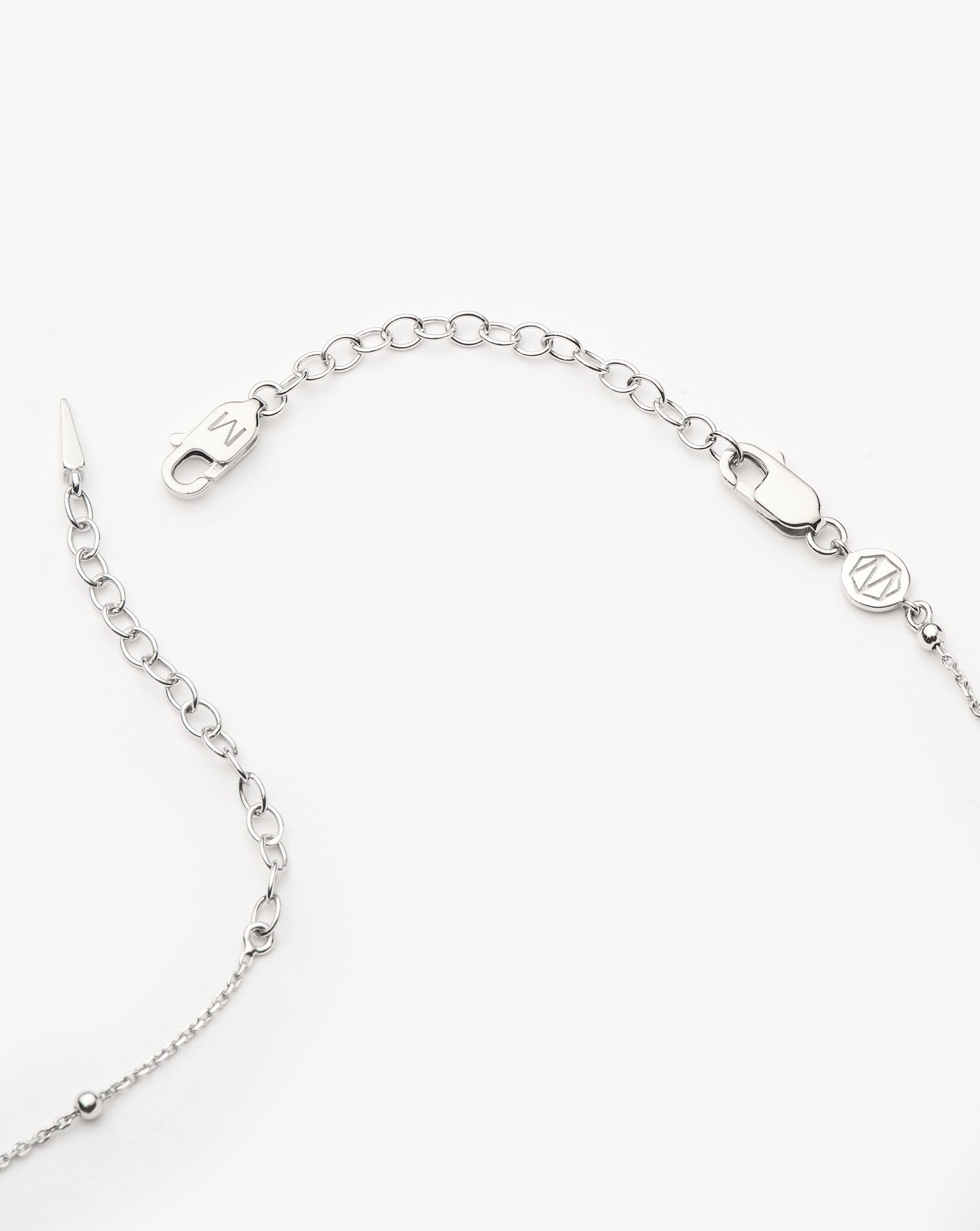 Adjustable Chain Necklace Extender | Sterling Silver Extender Missoma 