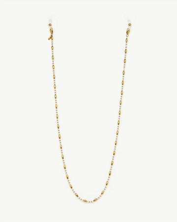 Alyssa Sunglasses Chain | 18k Gold Plated/Pearl Sunglasses Missoma 