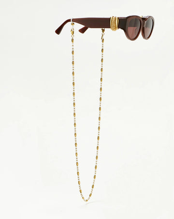 Alyssa Sunglasses Chain | 18k Gold Plated/Pearl Sunglasses Missoma 