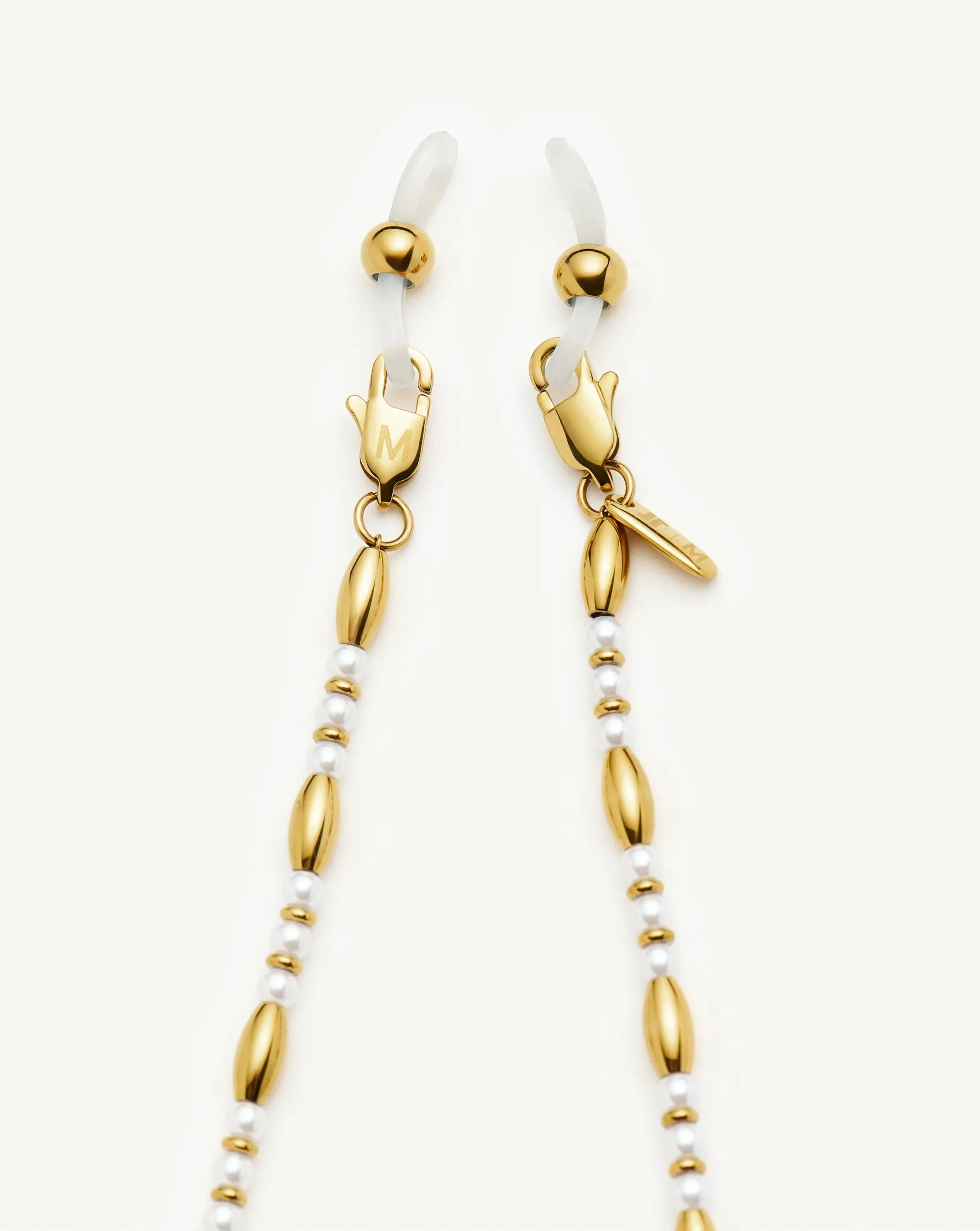 Alyssa Sunglasses Chain | 18k Gold Plated/Pearl Sunglasses Missoma 