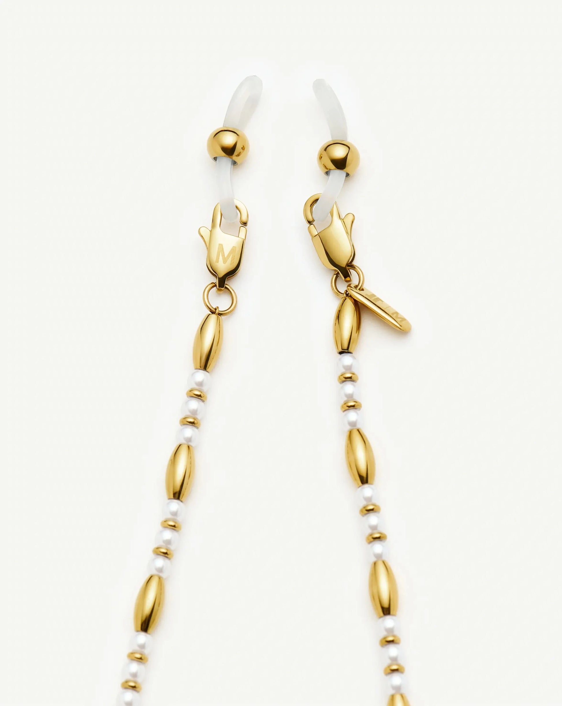 Alyssa Sunglasses Chain | 18k Gold Plated/Pearl Sunglasses Missoma 