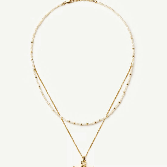 Andy Everyday Pearl Set | 18k Gold Plated, Pearl Necklaces Missoma 