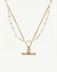Andy Everyday Pearl Set | 18k Gold Plated, Pearl Necklaces Missoma 