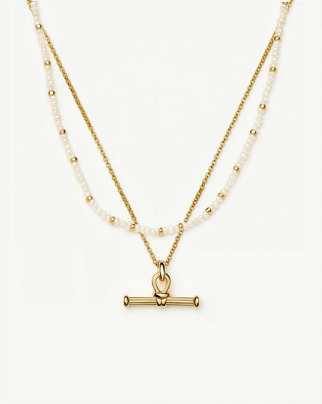 Andy Everyday Pearl Set | 18k Gold Plated, Pearl