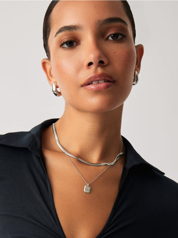 April Birthstone Pendant Necklace | Crystal/April Necklaces Missoma 